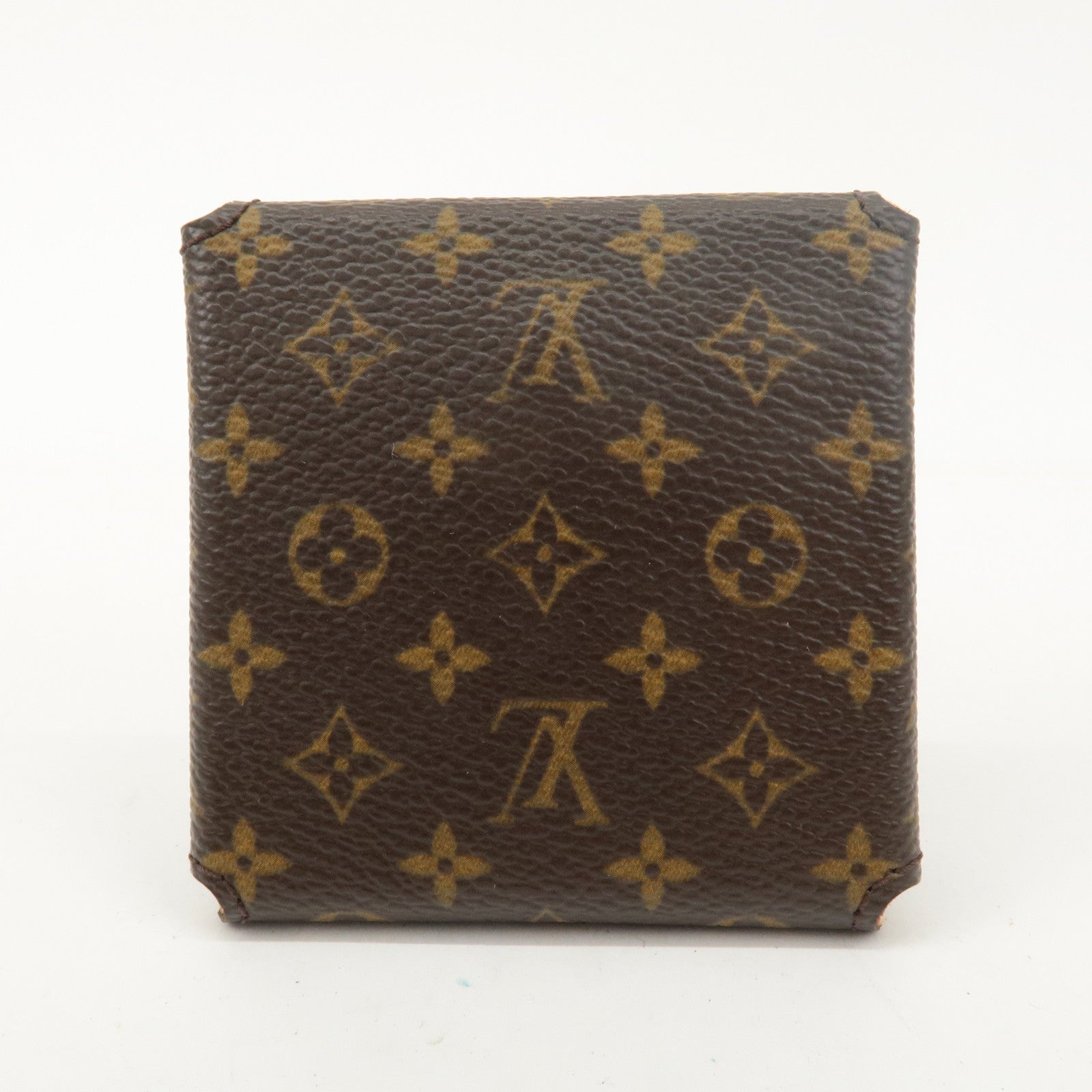 Louis Vuitton Monogram Canvas Jewelry Case for Necklace Brown