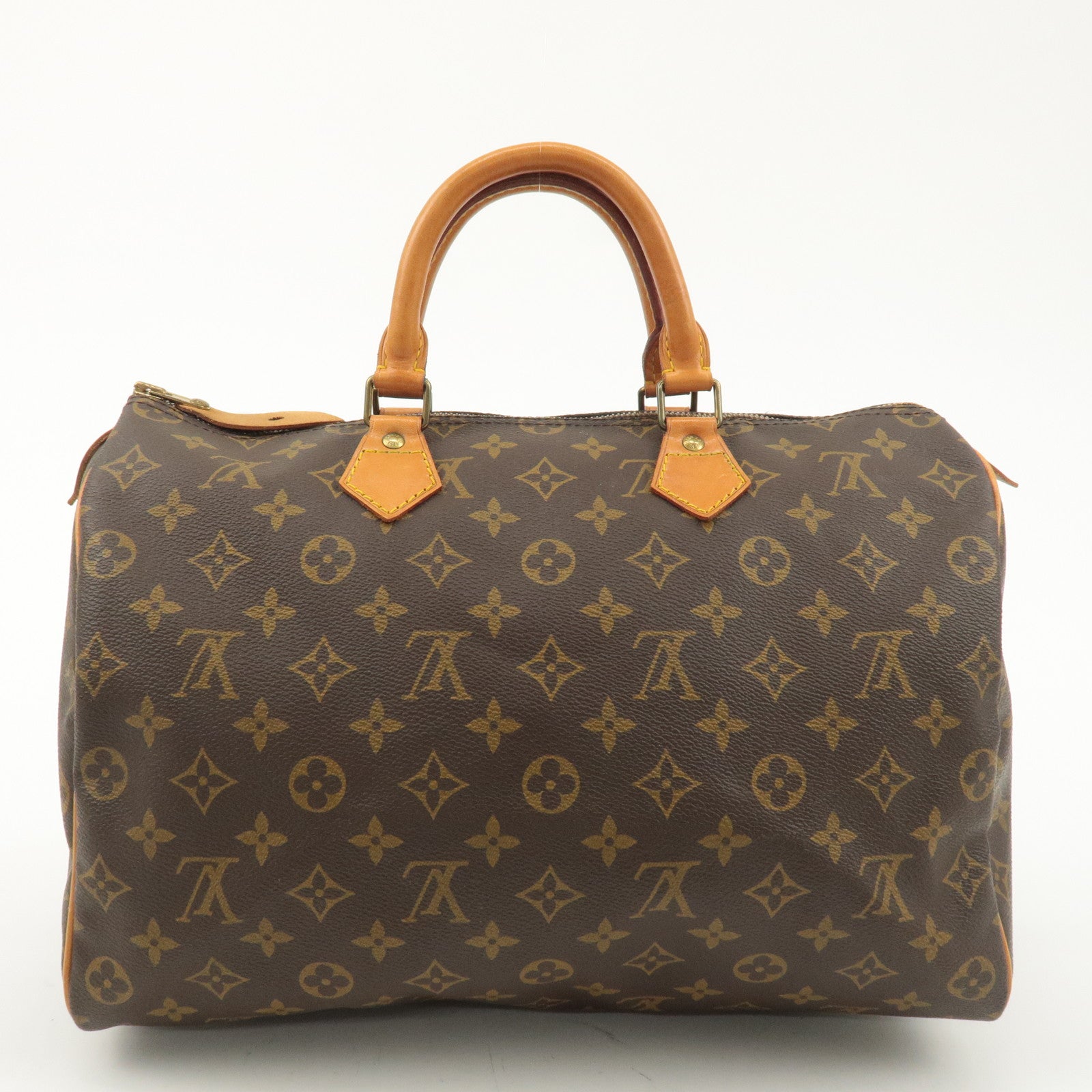 Louis Vuitton Monogram Speedy 35 Hand Bag Boston Bag M41524