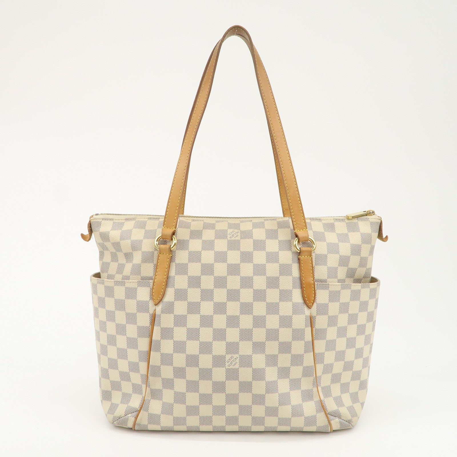 Louis Vuitton Damier Azur Totally MM Tote Bag N51262 Used