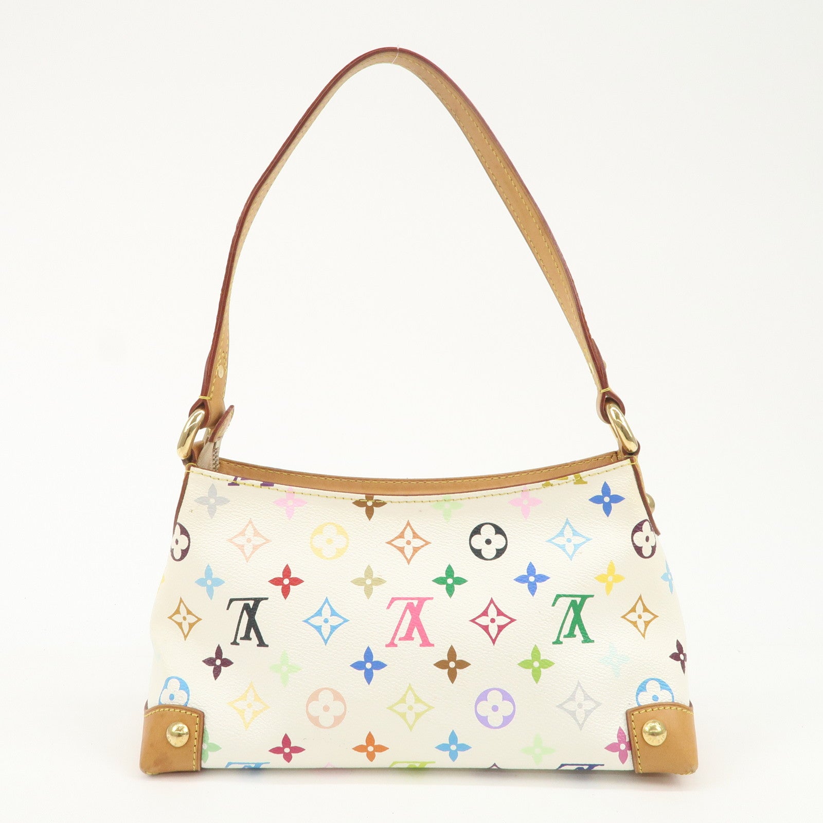 AuthLouis Vuitton Monogram Multicolor Eliza Shoulder Bag Blanc M40098