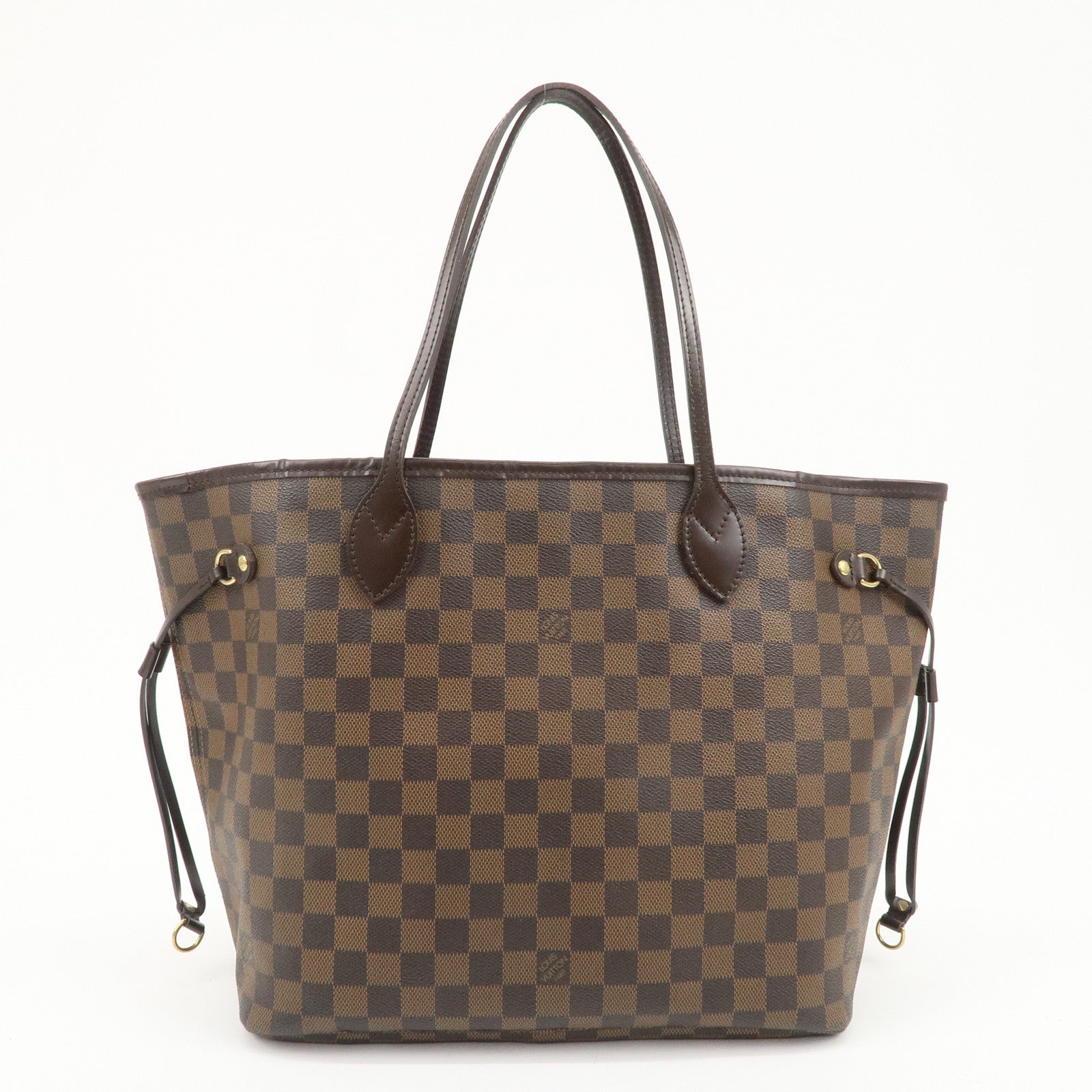 Louis Vuitton Damier Neverfull MM Tote Bag Shoulder Bag N51105 Used