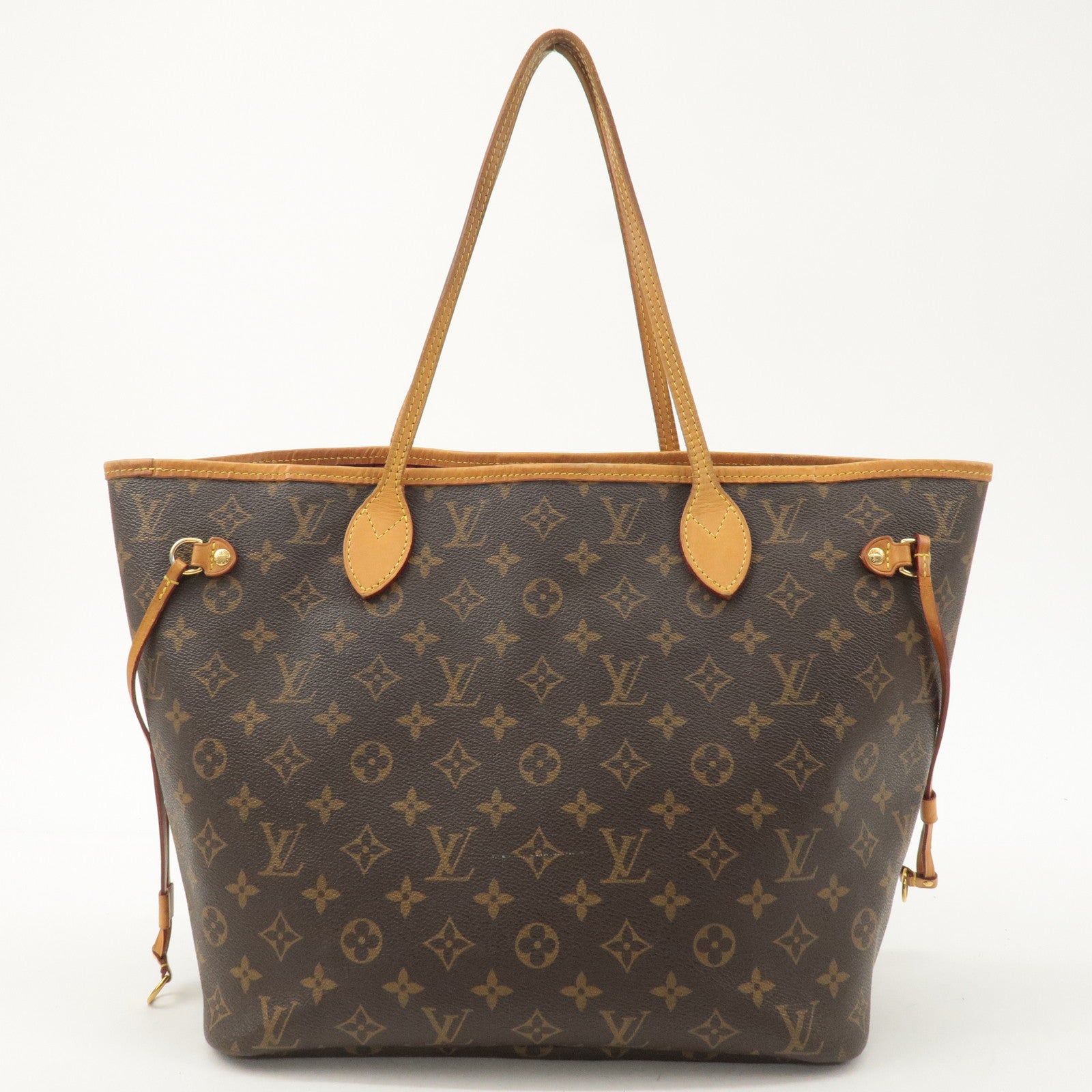 Louis Vuitton Monogram Neverfull MM Tote Bag Brown M41178