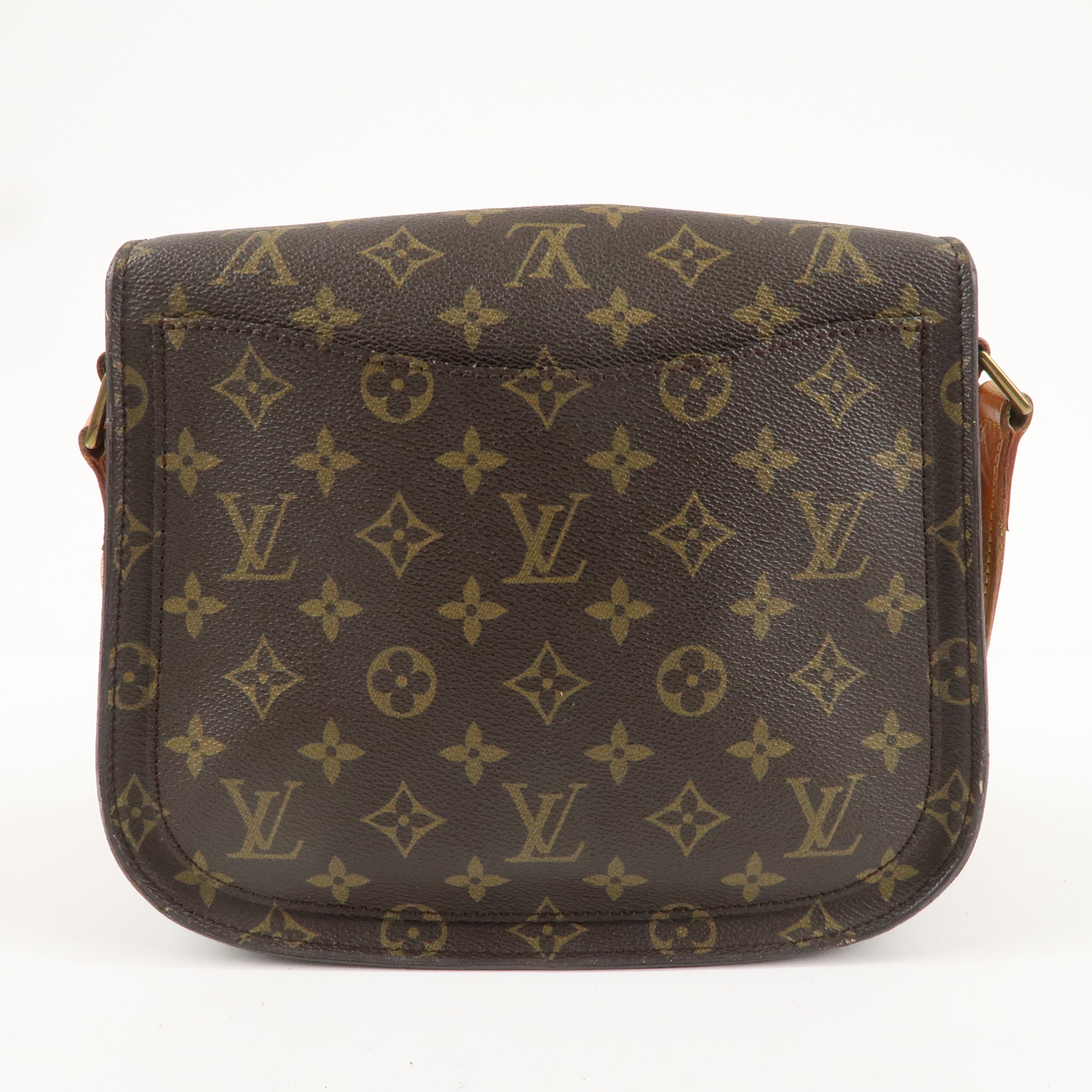 Louis Vuitton Monogram Saint Cloud GM Shoulder Bag Brown M51242