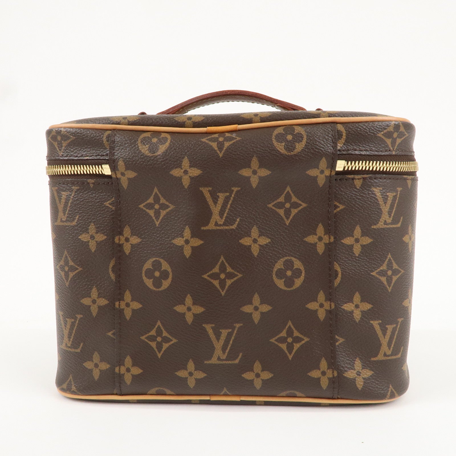 Louis Vuitton Monogram Nice BB Vanity Bag Brown M42265