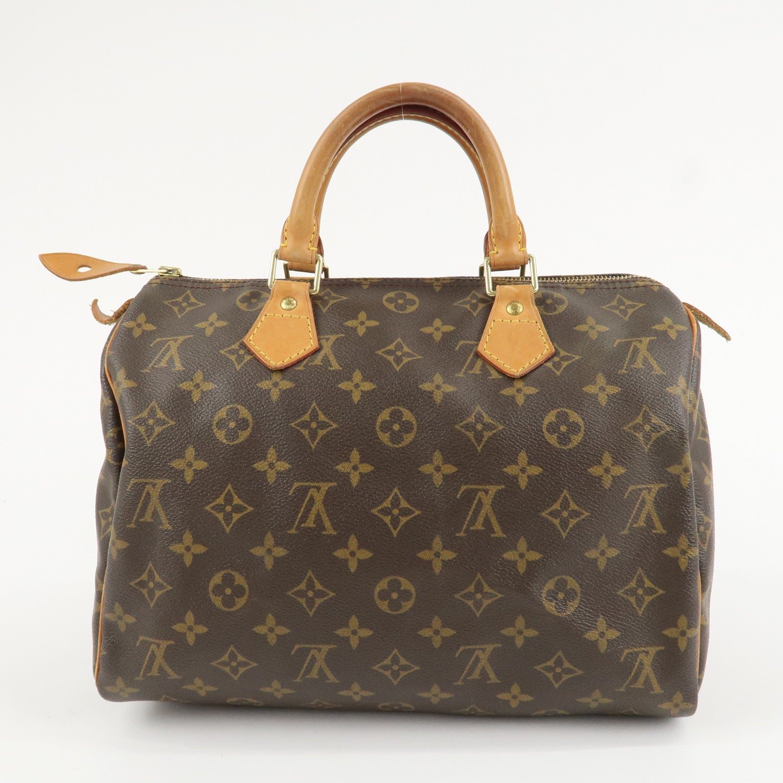 Louis Vuitton Monogram Speedy 30 Hand Bag Boston Bag M41526 Used