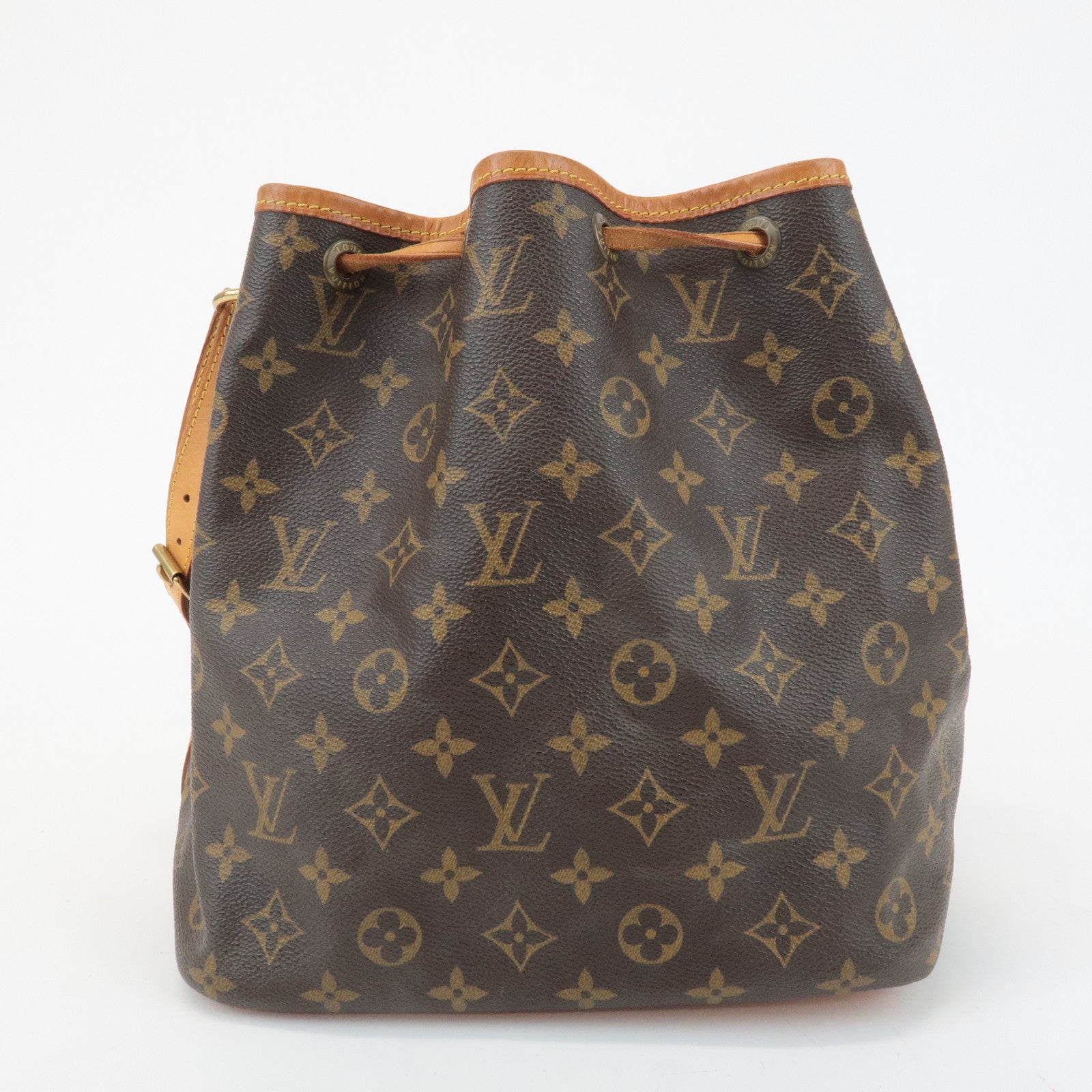 Louis Vuitton Monogram Petit Noe Shoulder Bag Brown M42226 Used