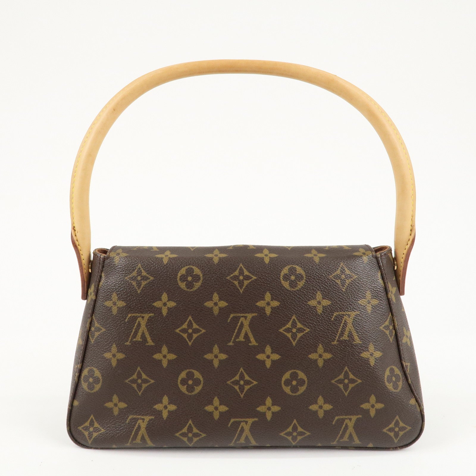 Louis Vuitton Monogram Mini Looping Shoulder Bag Hand Bag M51147 Used