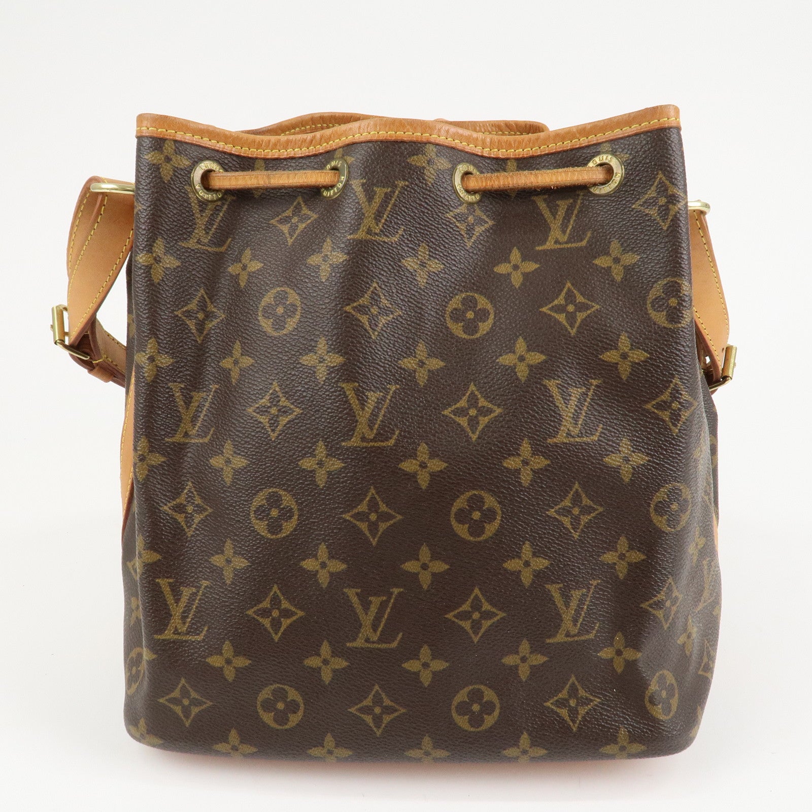 Louis Vuitton Monogram Petit Noe Shoulder Bag Brown M42226 Used