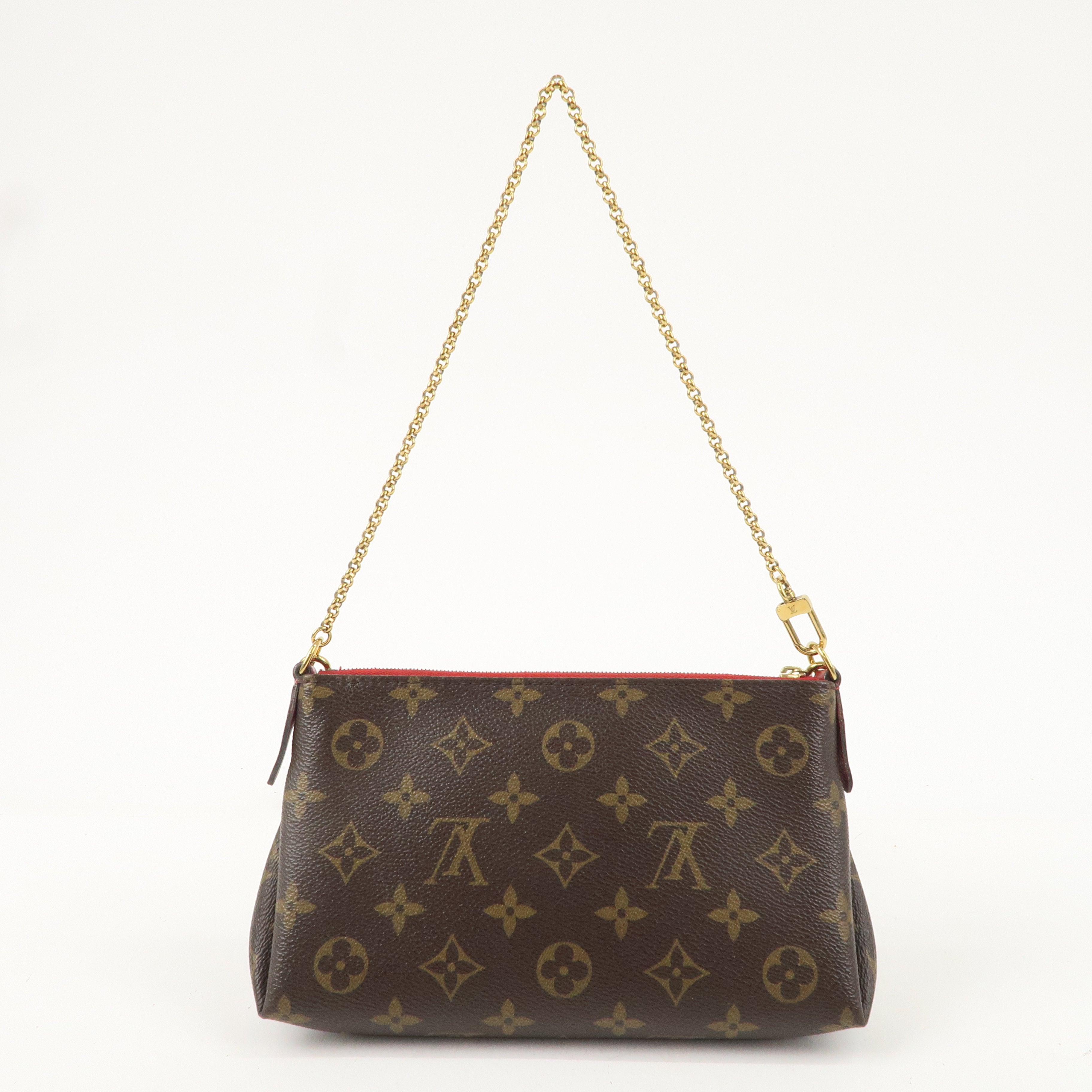 Louis Vuitton Monogram 2 Way Pallas Clutch Bag Cerise M41638