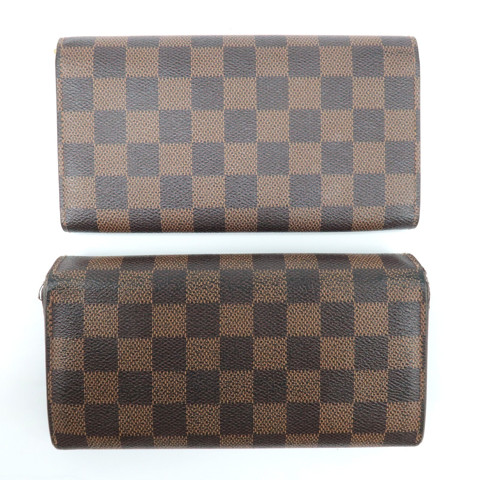 Louis Vuitton Damier Set of 2 Long Wallet N61734