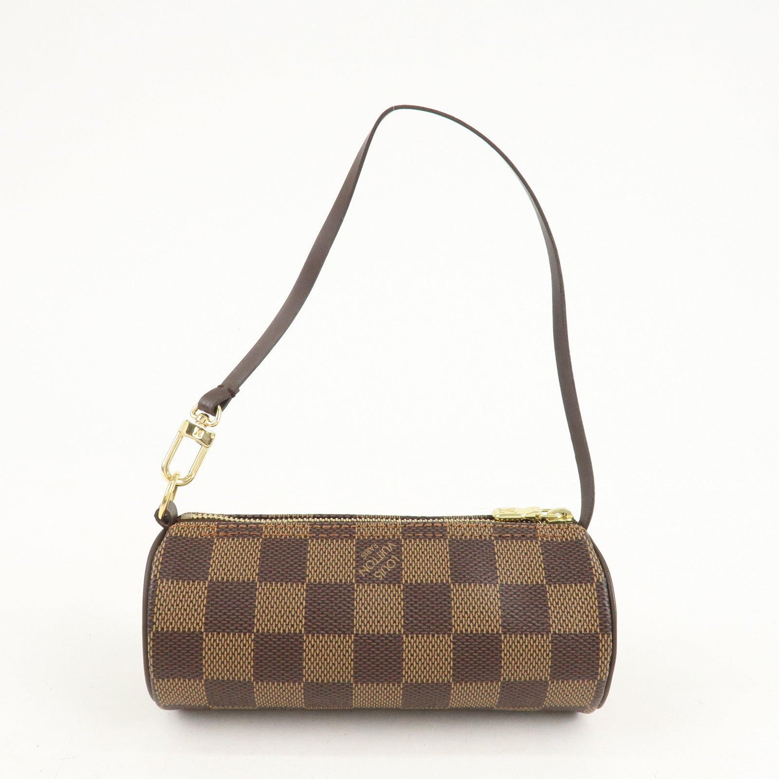 Louis Vuitton Damier Ebene Mini Pouch for Papillon Bag Brown