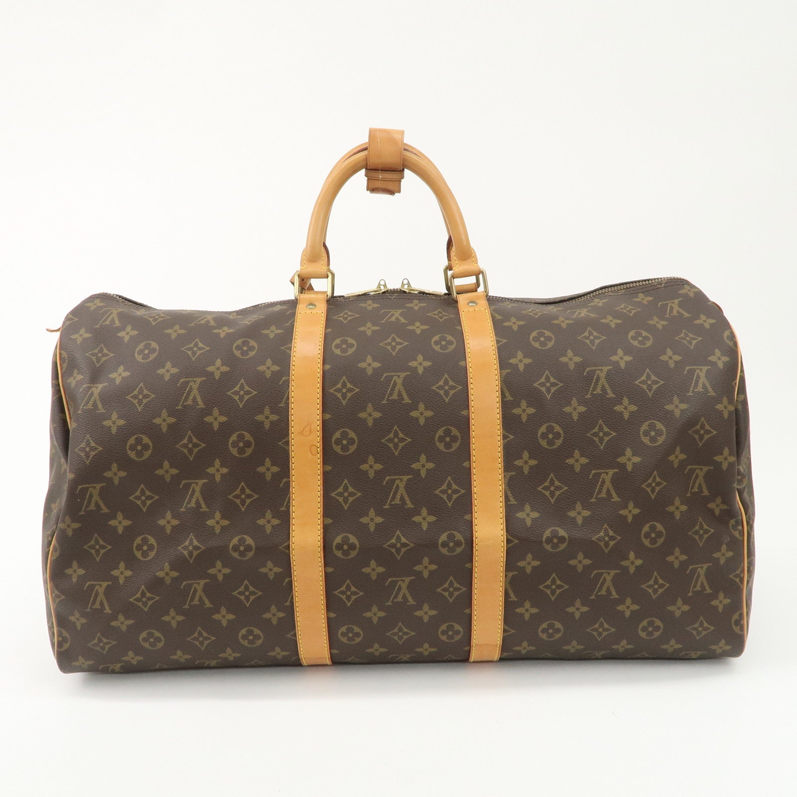 Louis Vuitton Monogram Keep All 55 Boston Bag Travel Bag M41424