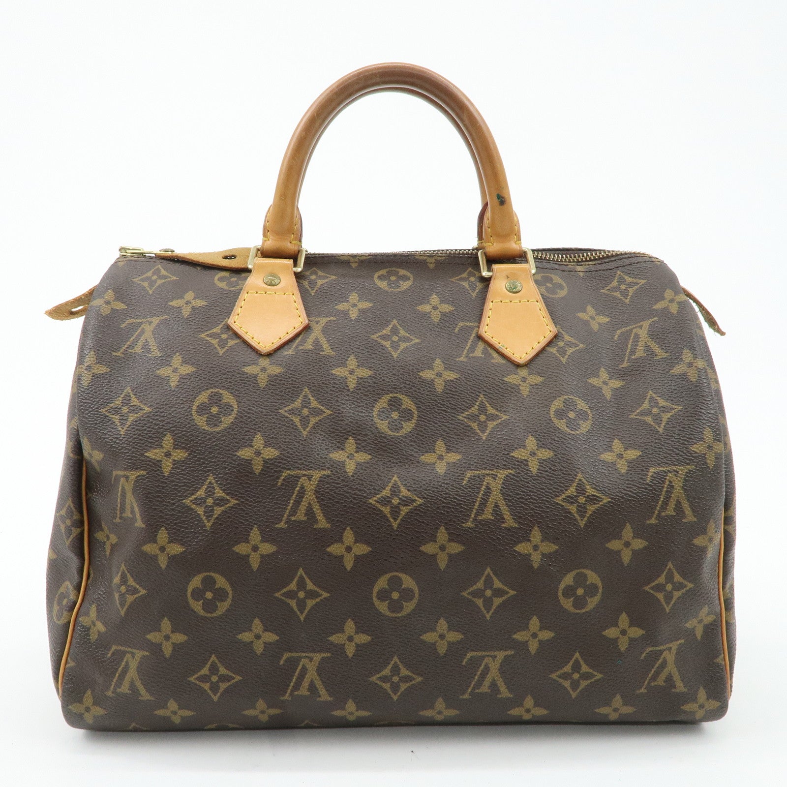 Louis Vuitton Monogram Speedy 30 Hand Bag Boston Bag M41526 Used