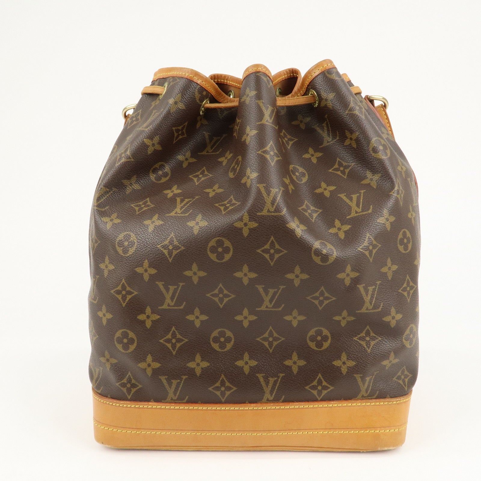 Louis Vuitton Monogram Noe Shoulder Bag Hand Bag Brown M42224 Used