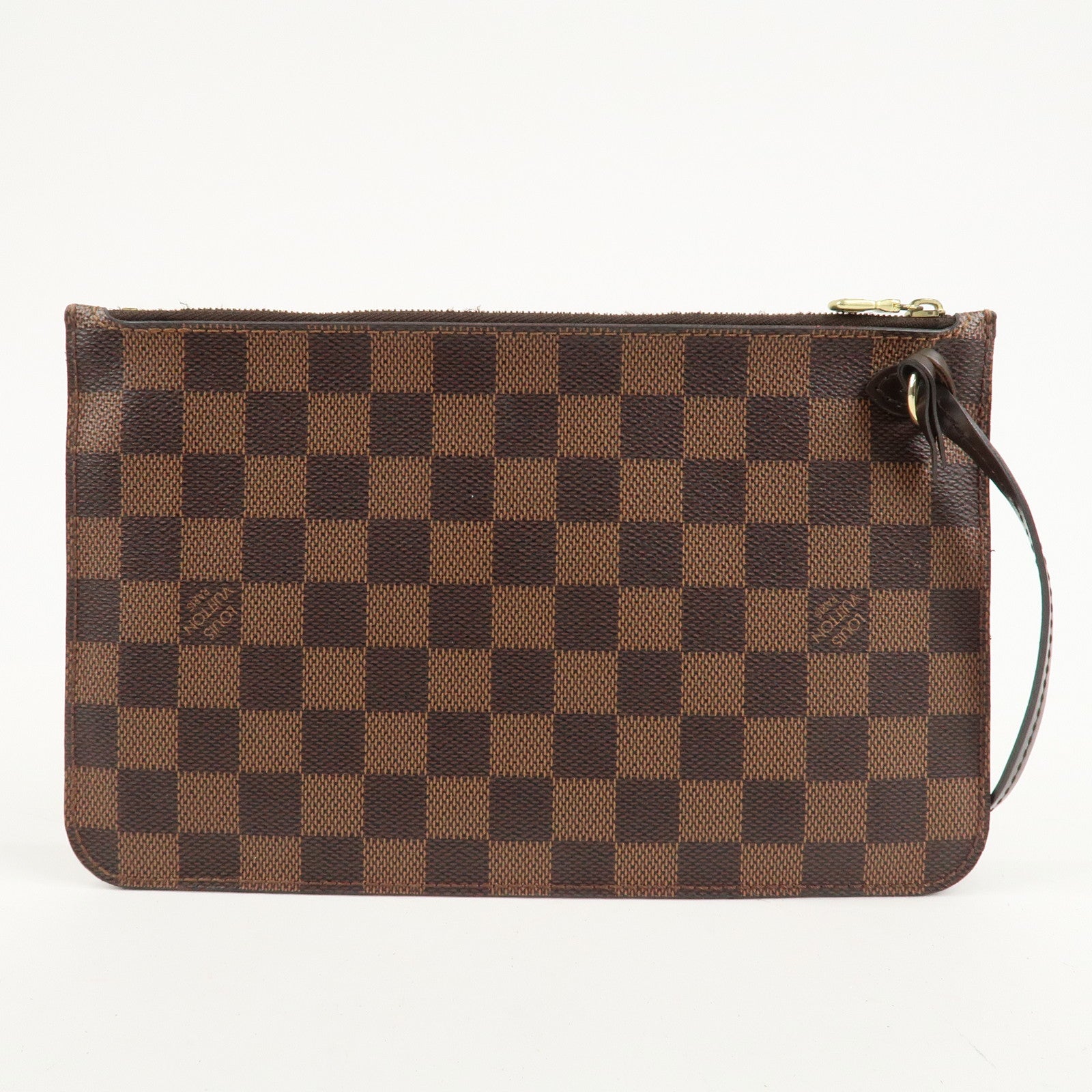 Louis Vuitton Damier Pouch for Neverfull MM Brown Used