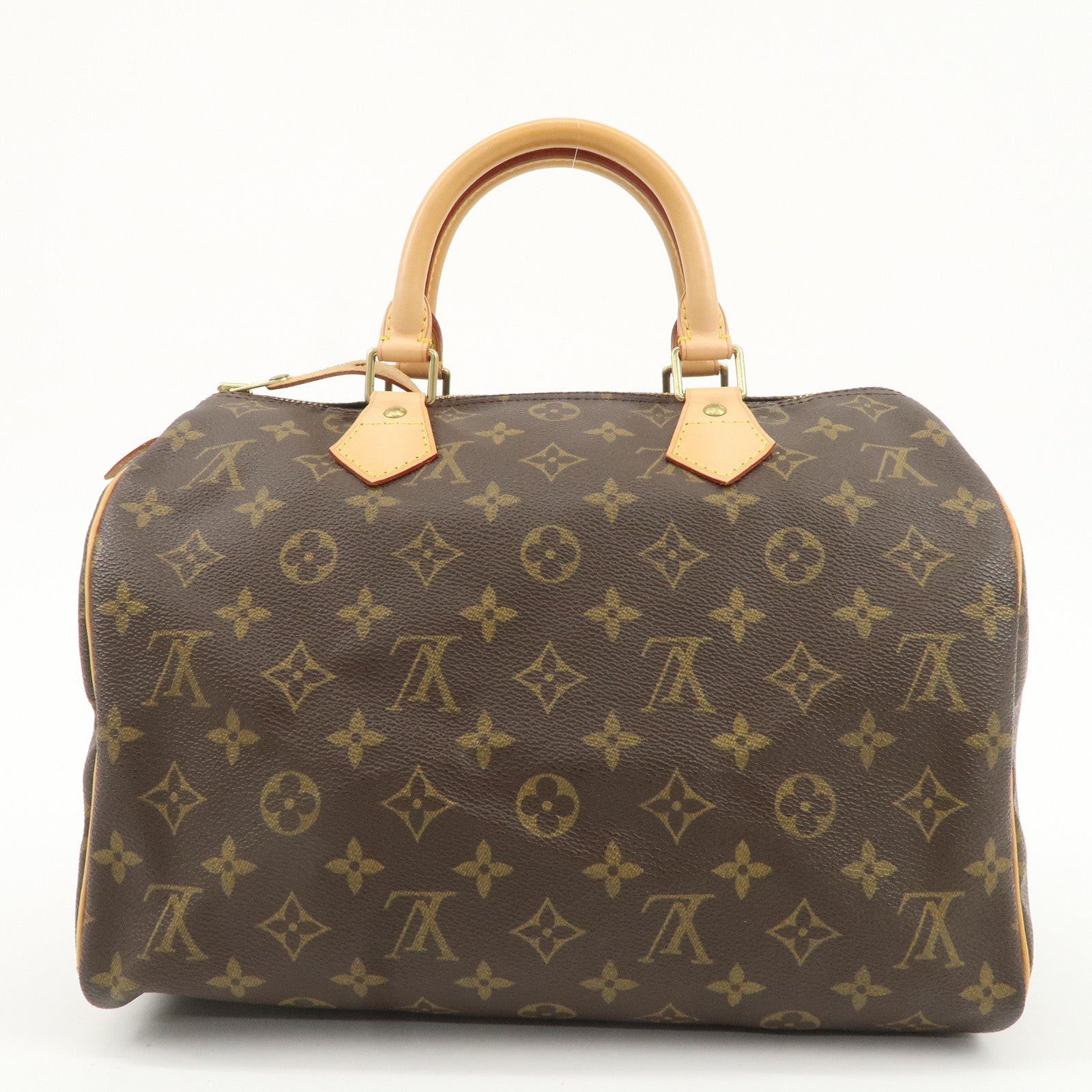 Louis Vuitton Monogram Speedy 30 Hand Bag Boston Bag M41108 Used