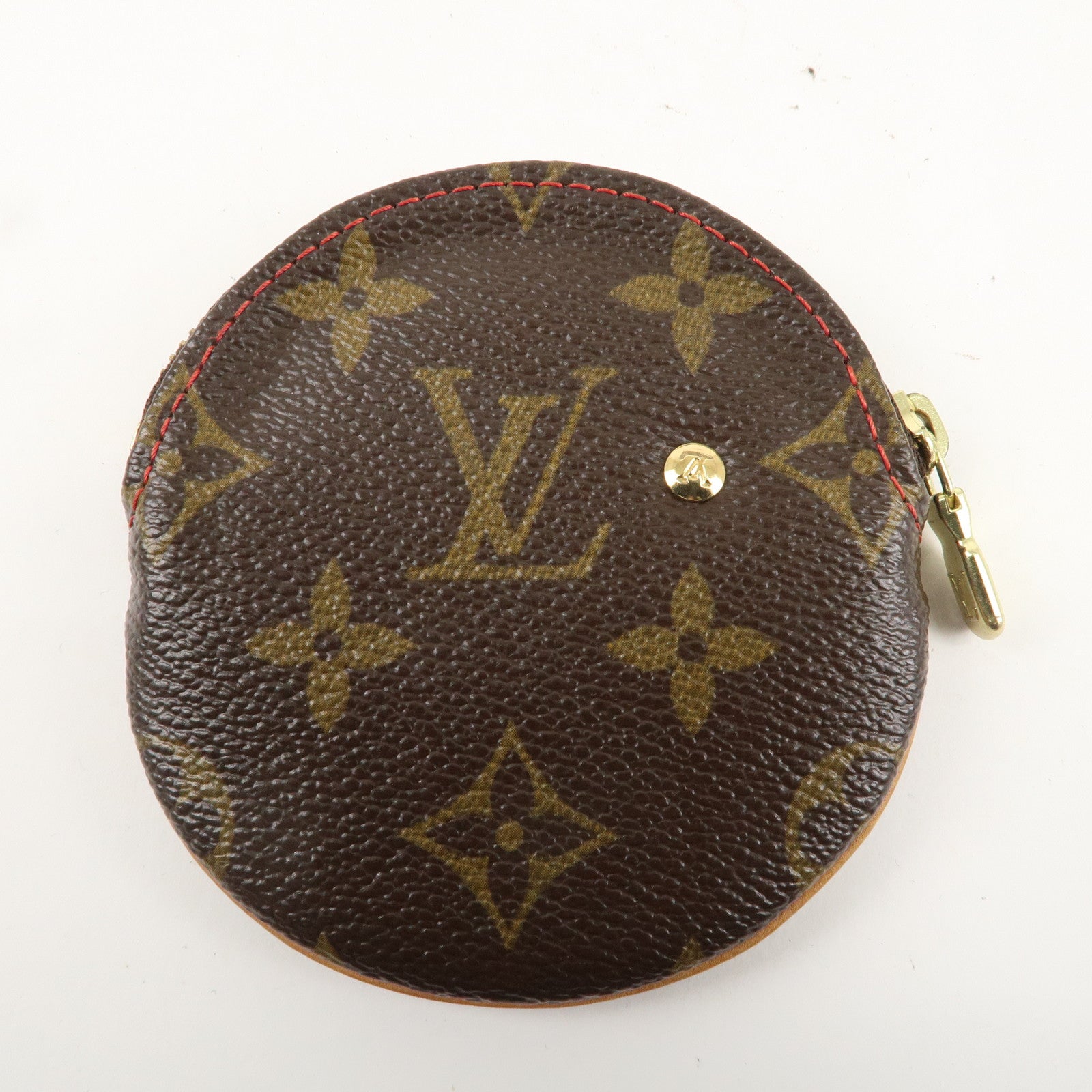 Louis Vuitton Monogram Cherry Porte Monnaie Rond Coin Case M95043