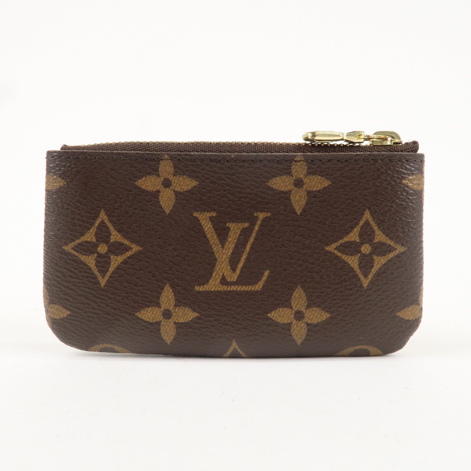 Louis Vuitton Monogram Pochette Cles Coin Case Key Case  M62650