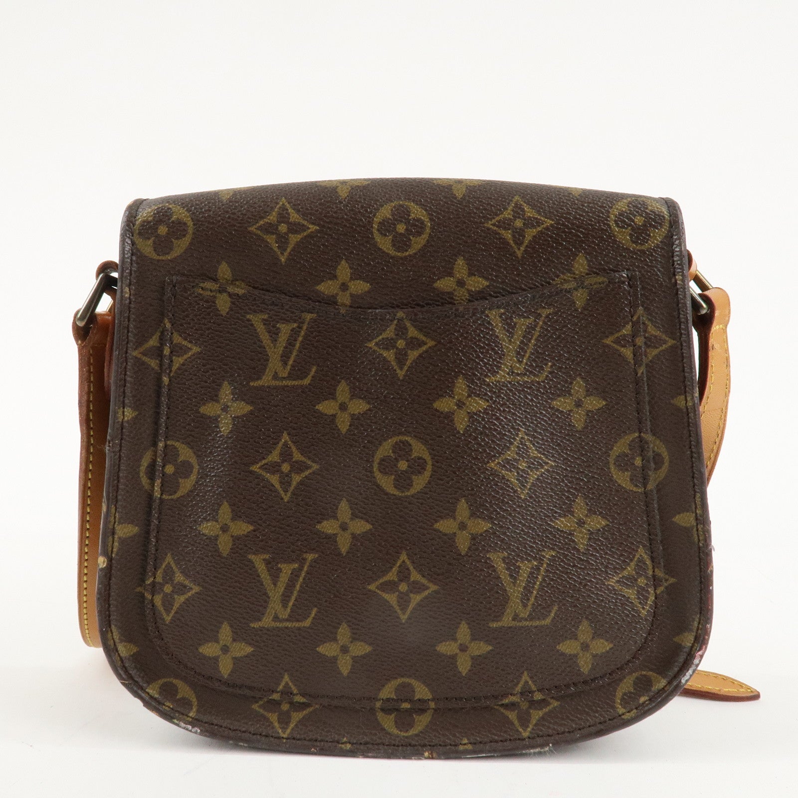 Louis Vuitton Monogram Saint Cloud MM Shoulder Bag Brown M51243