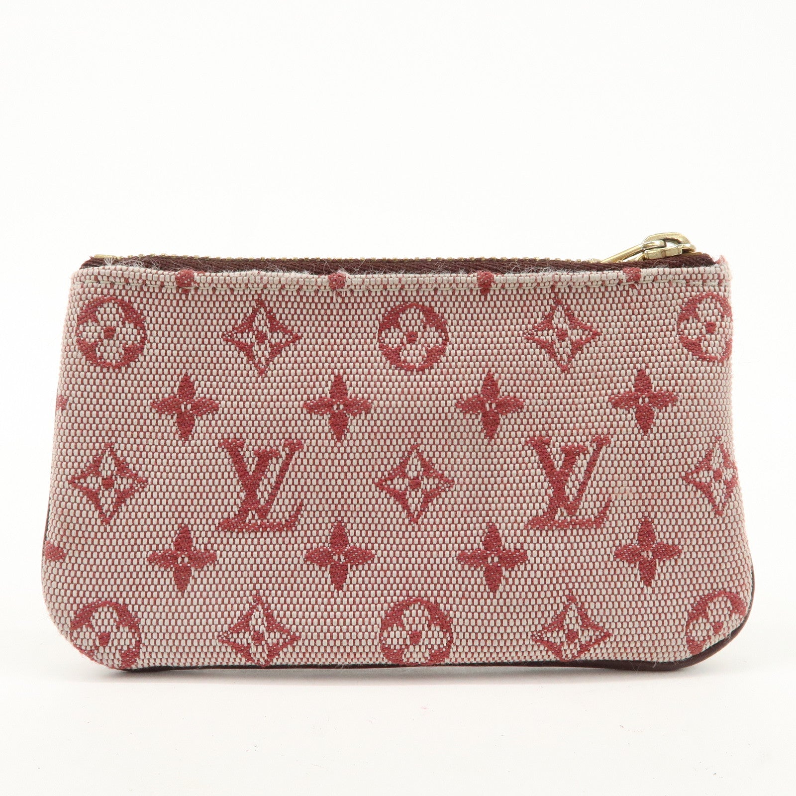 Louis Vuitton Monogram Mini Pochette Cles Coin Case Cerise M92238 Used