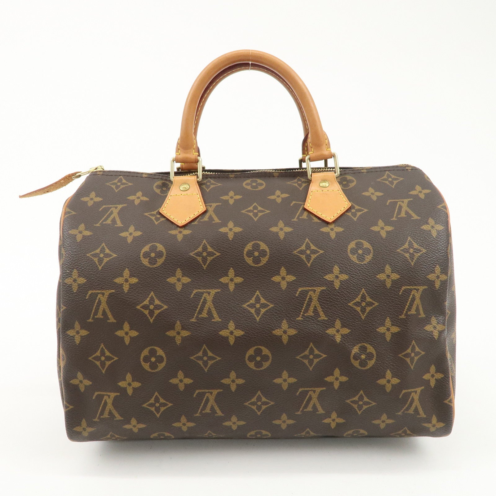 Louis Vuitton Monogram Speedy 30 Hand Bag Boston Bag M41526 Used