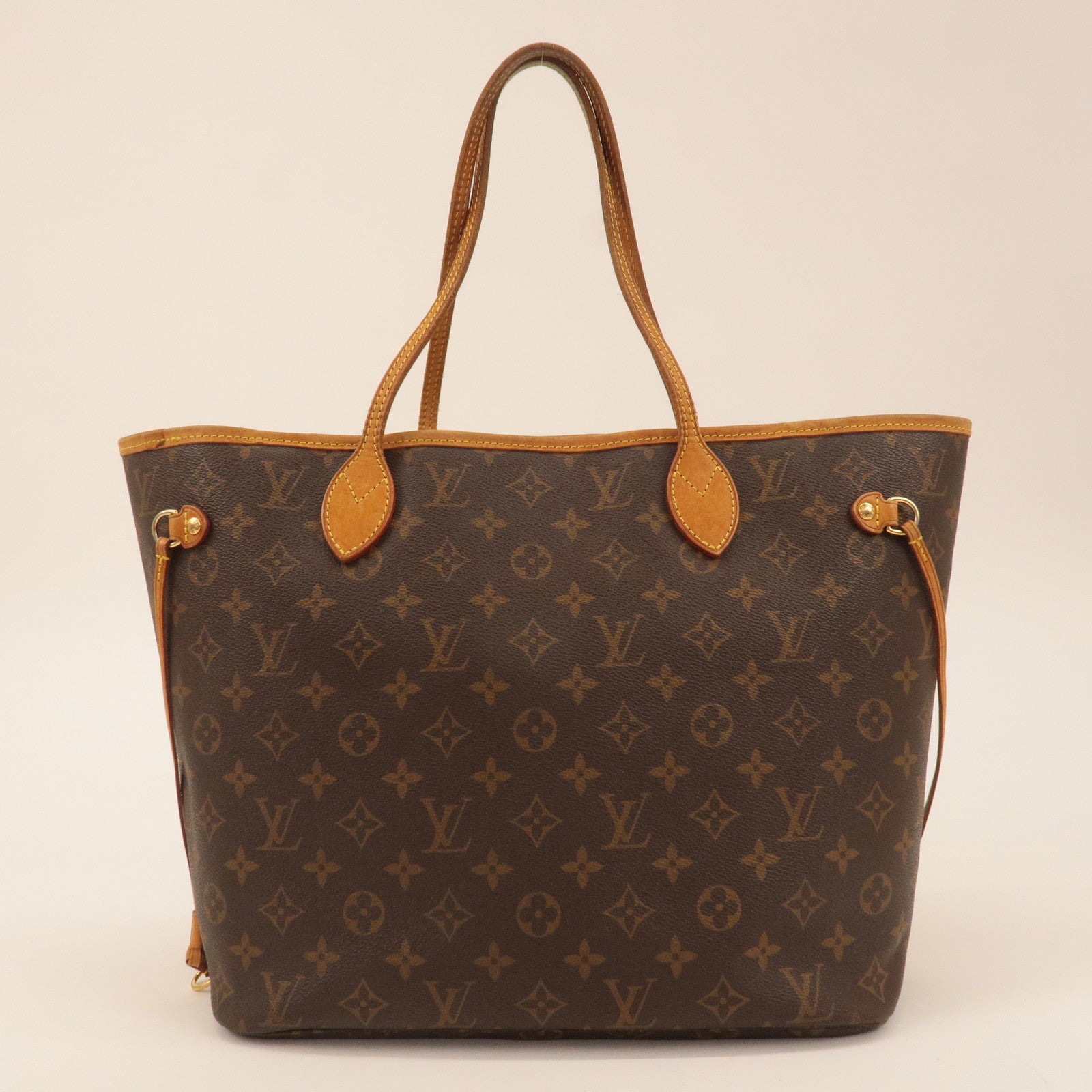 Louis Vuitton Monogram Neverfull MM Tote Bag Brown M40156