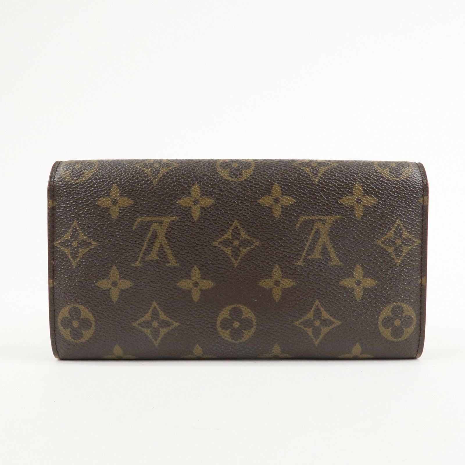 Louis Vuitton Monogram Porte Monnaie Credit Brown M61726 Used