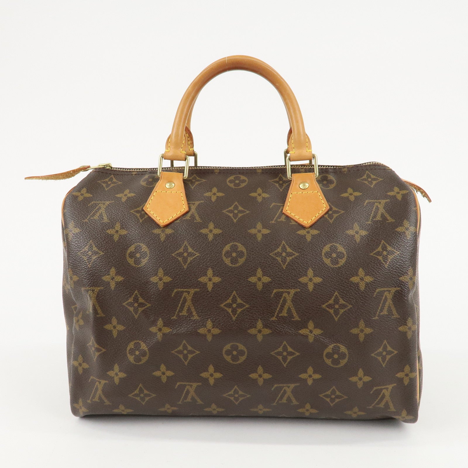 Louis Vuitton Monogram Speedy 30 Hand Bag Boston Bag M41526 Used