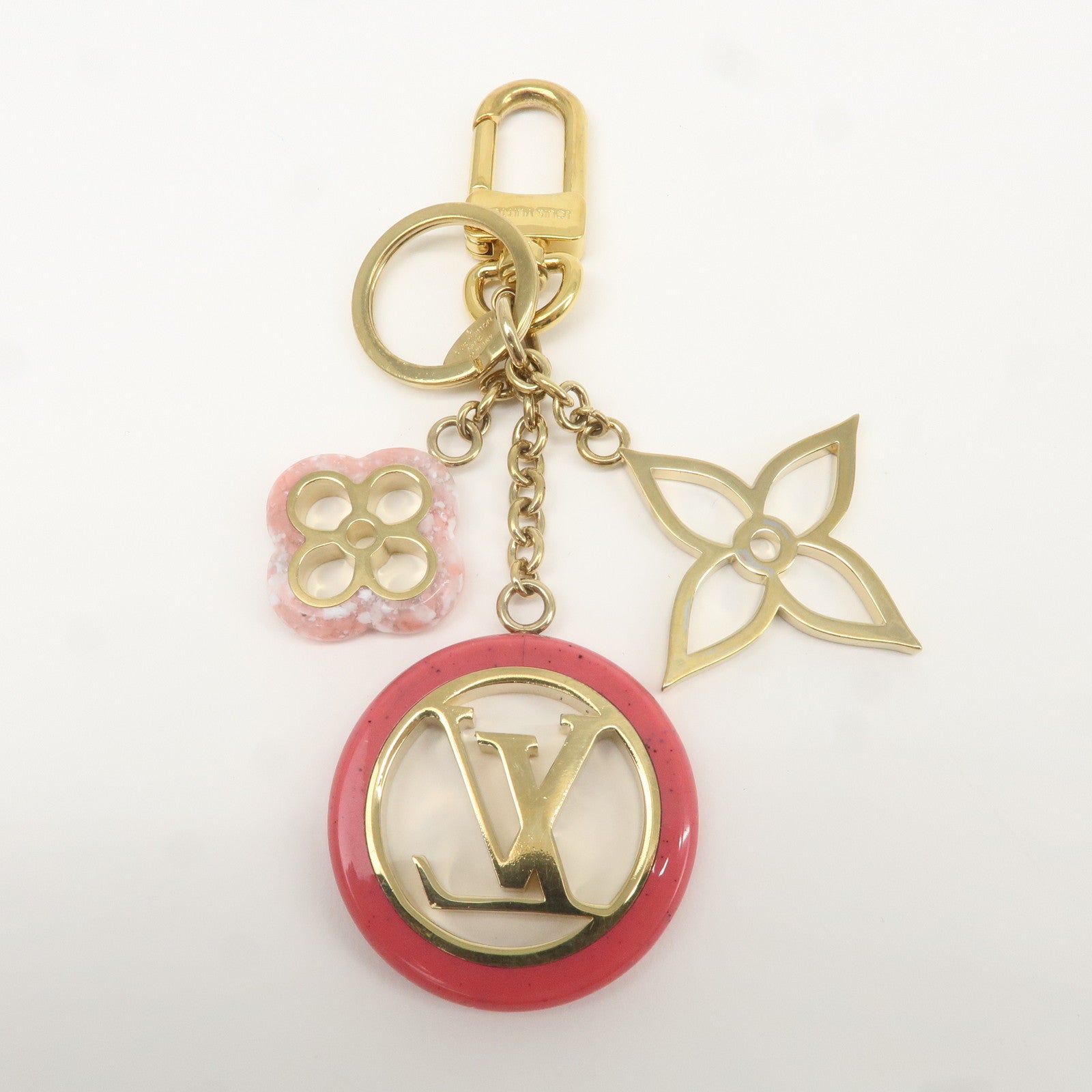 Louis Vuitton Porte Cles Color Line Charm Key Ring M64525