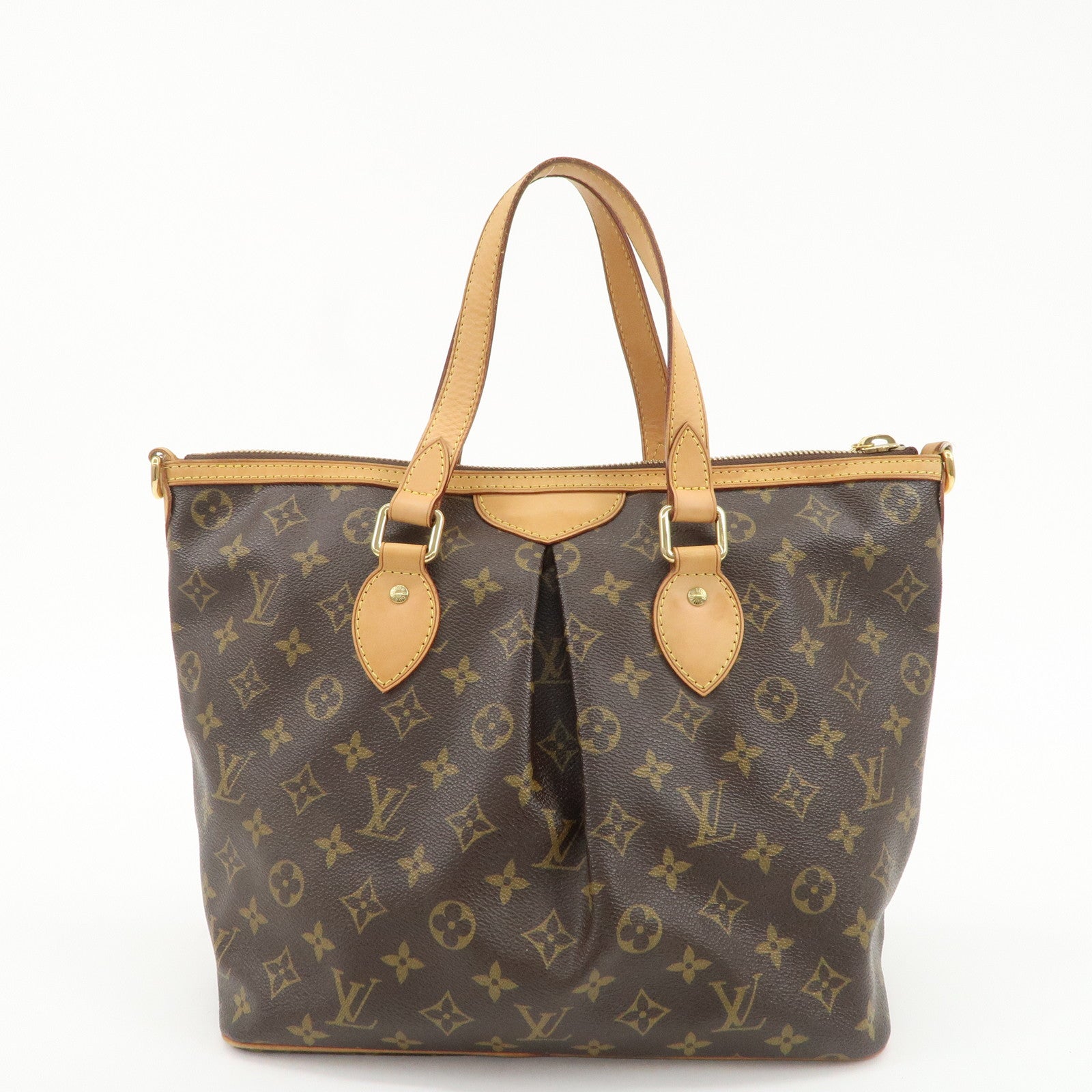 Louis Vuitton Monogram Palermo PM 2Way Hand Bag M40145 Used