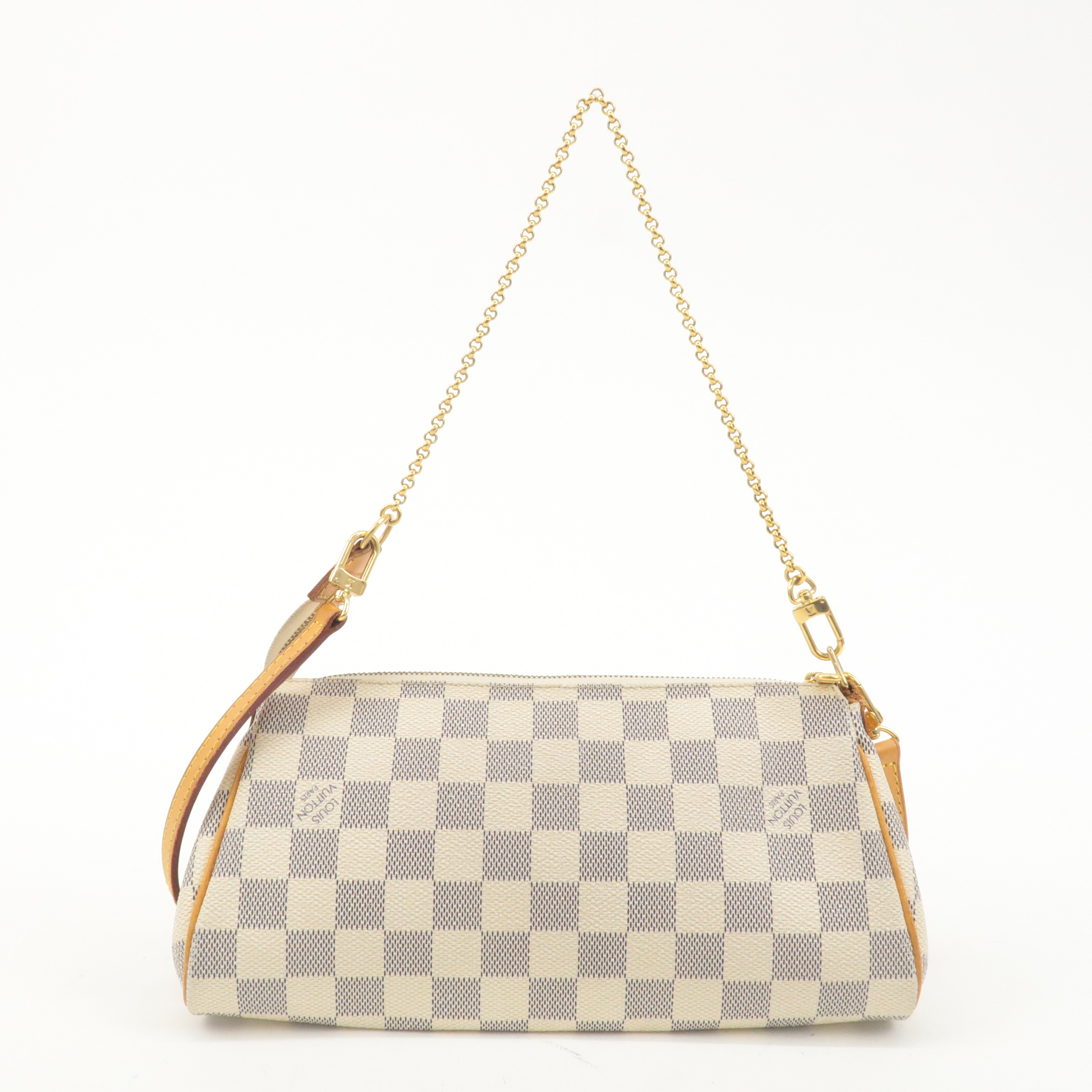 Louis Vuitton Damier Azur Eva 2 Way Pouch Shoulder Bag N55214