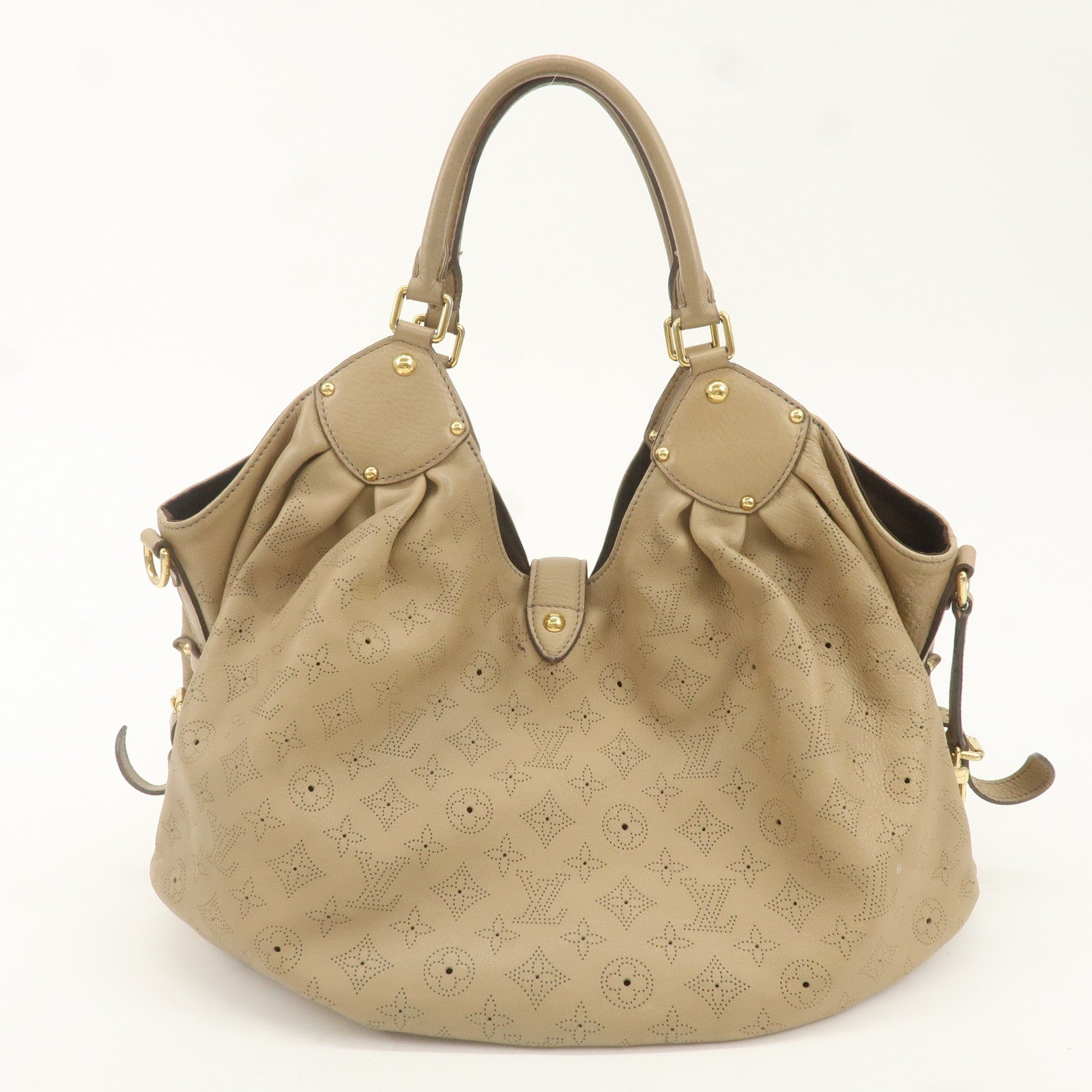 Louis Vuitton Monogram Mahina XL Shoulder Bag Sables M93978