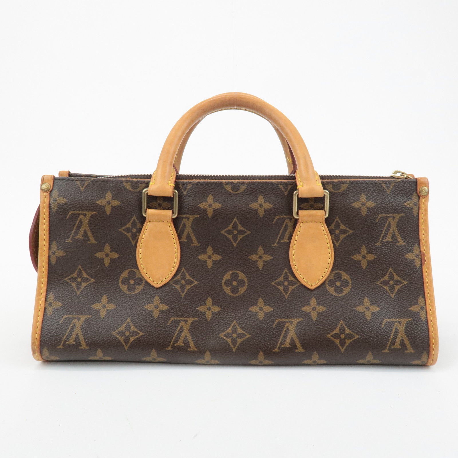 Louis Vuitton Monogram Popincourt Hand Bag Brown M40009 Used