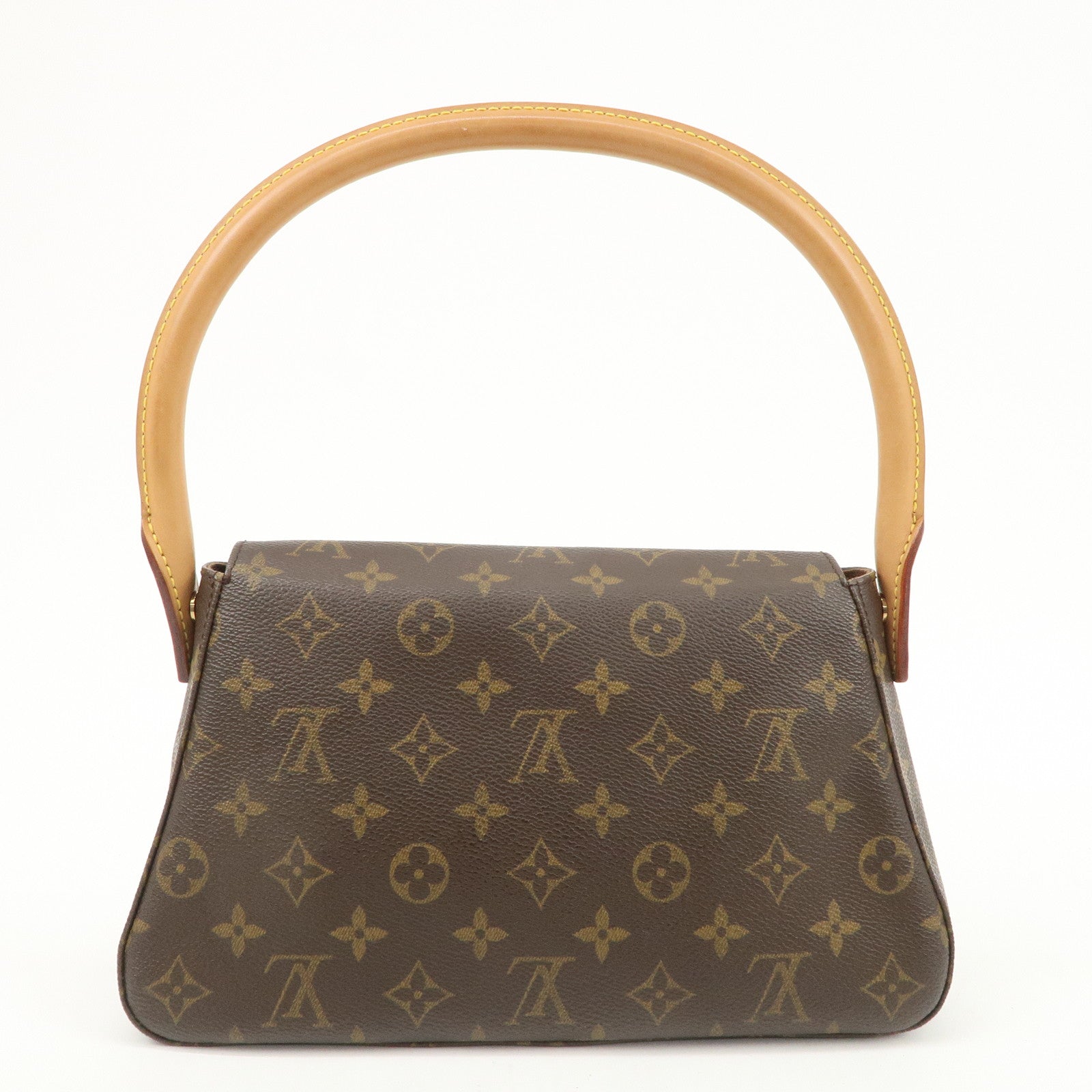 Louis Vuitton Monogram Mini Looping Shoulder Bag Hand Bag M51147 Used