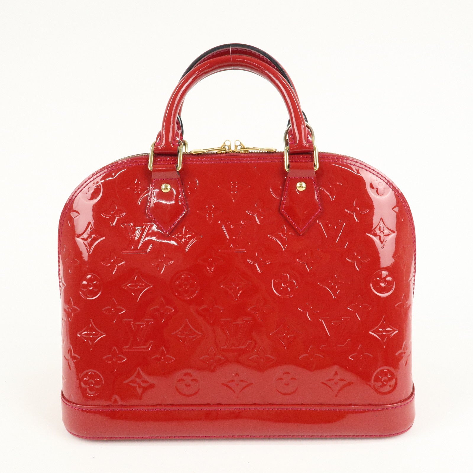 Louis Vuitton Monogram Vernis Alma PM Rose Indien Hand Bag M91770