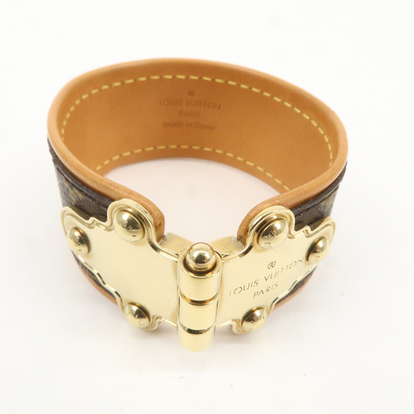 Louis Vuitton Monogram Bracelet Save It M6611E