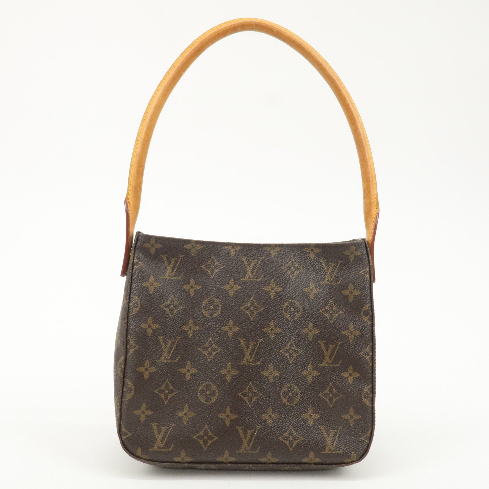 Louis Vuitton Monogram Looping MM Shoulder Bag Brown M51146