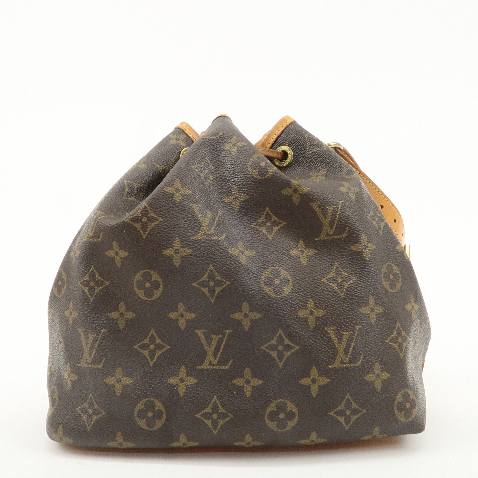 Louis Vuitton Monogram Petit Noe Shoulder Bag Brown M42226 Used