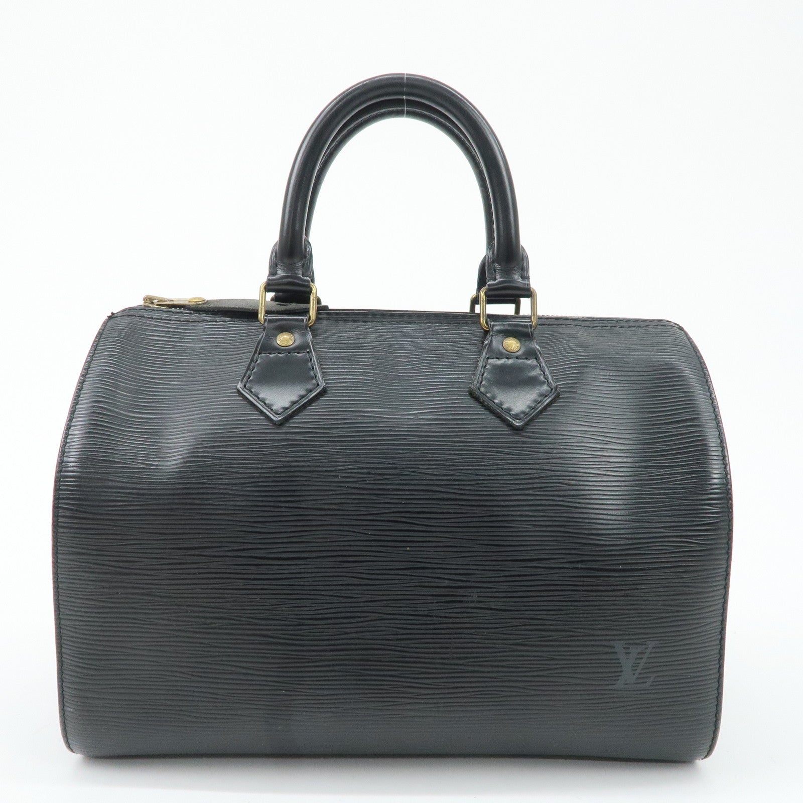 Louis Vuitton Epi Speedy 25 Boston Bag Hand Bag Noir Black M43012