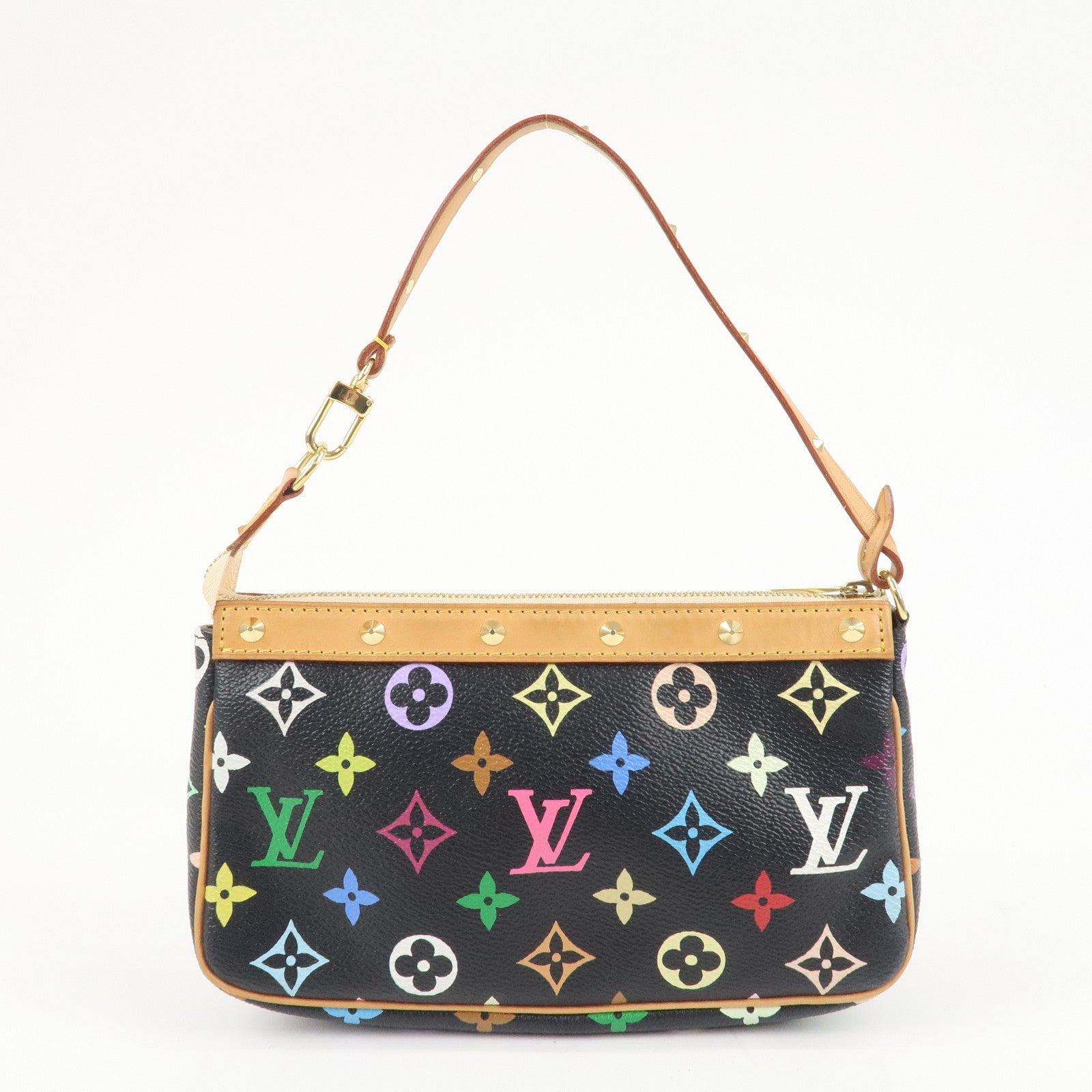 Louis Vuitton Monogram Multicolor Pochette Accessoires Noir M92648 Used