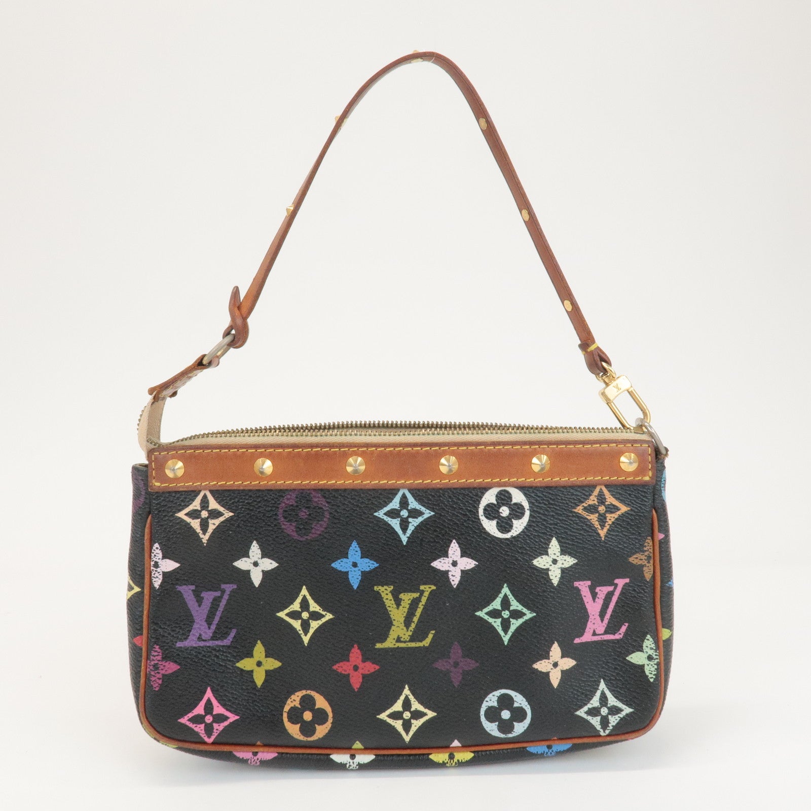 Louis Vuitton Monogram MultiColor Pochette Accessoires Noir M92648 Used