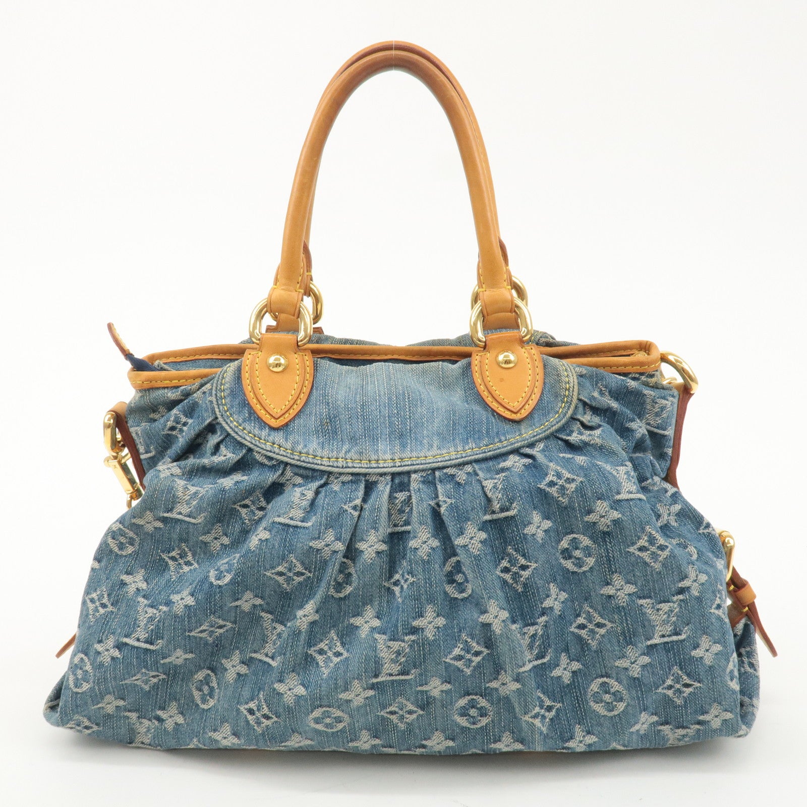 Louis Vuitton Monogram Denim Neo Cabby MM 2Way Bag M95349