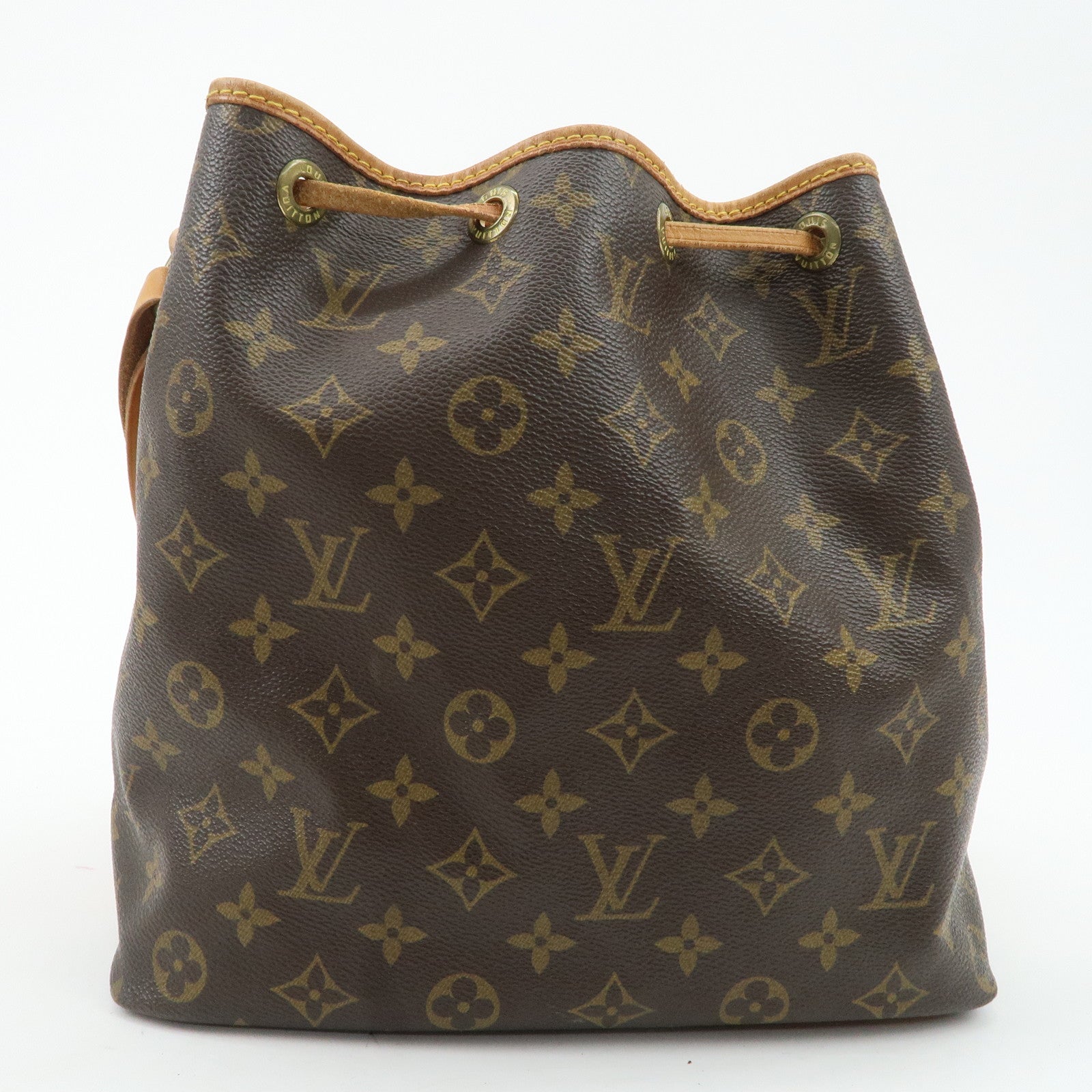 Louis Vuitton Monogram Petit Noe Shoulder Bag Brown M42226 Used