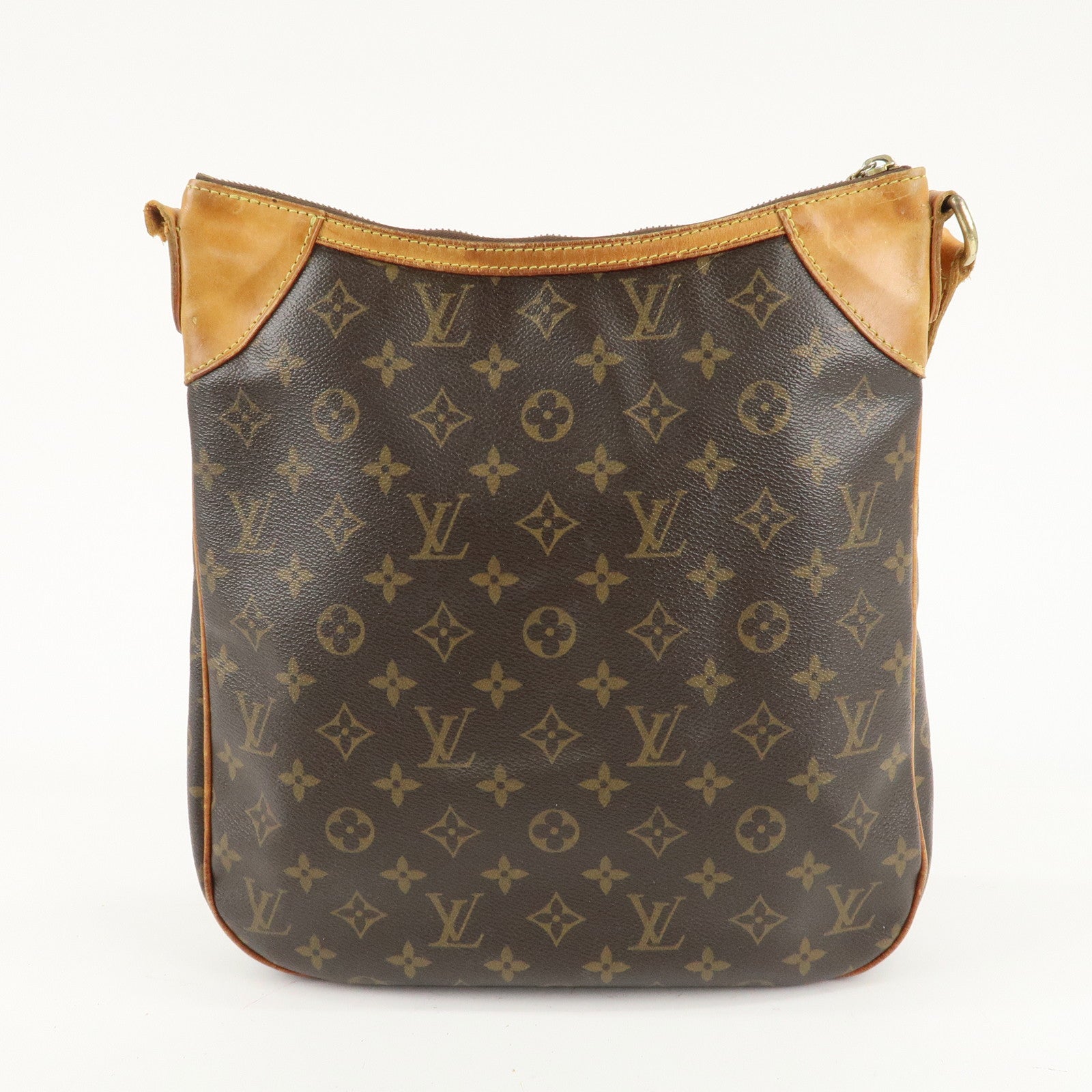 Louis Vuitton Monogram Odeon MM Shoulder Bag Brown M56389