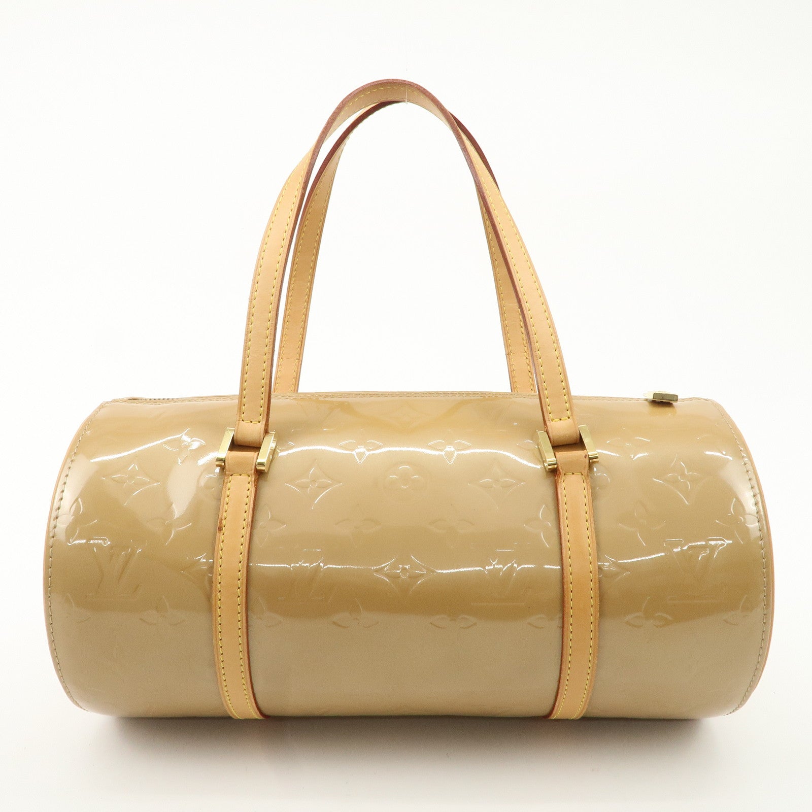 Louis Vuitton Monogram Vernis Bedford Hand Bag Beige M91329 Used