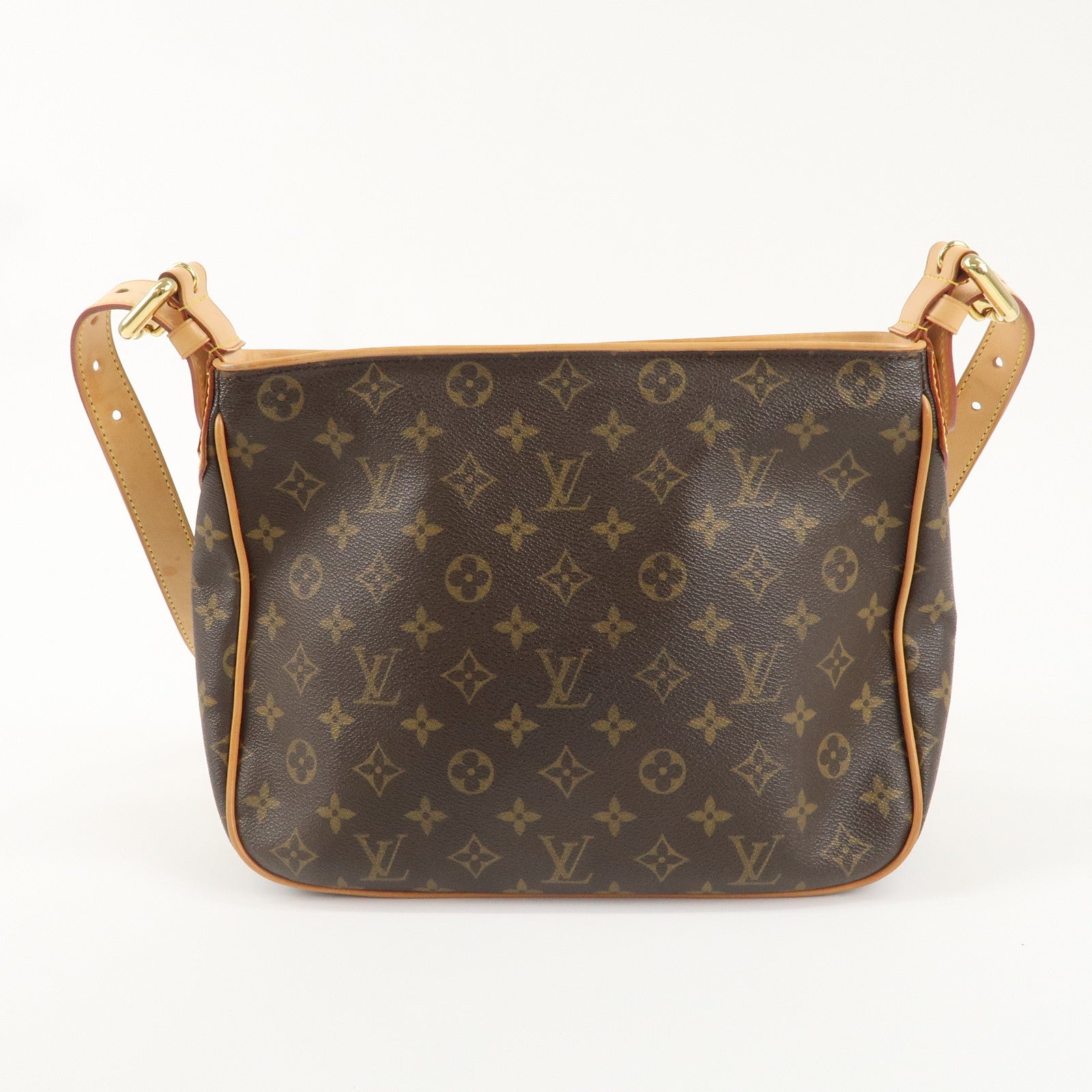 Louis Vuitton Monogram Hudson GM Shoulder Bag Brown M40045