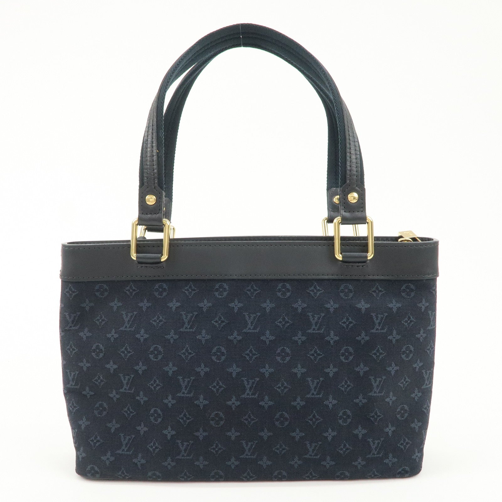 Louis Vuitton Monogram Mini Lucille PM Hand Bag TST Blue M92680 Used