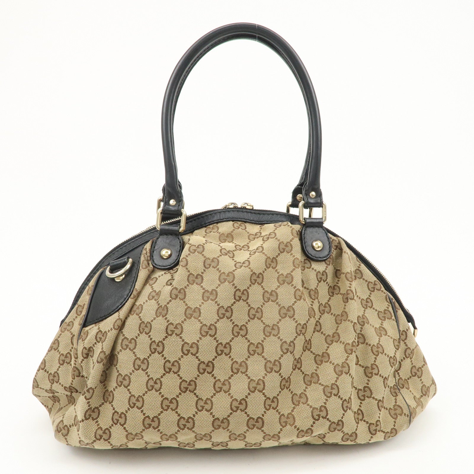 GUCCI Sukey GG Canvas Leather 2WAY Bag Shoulder Bag 223974 Used