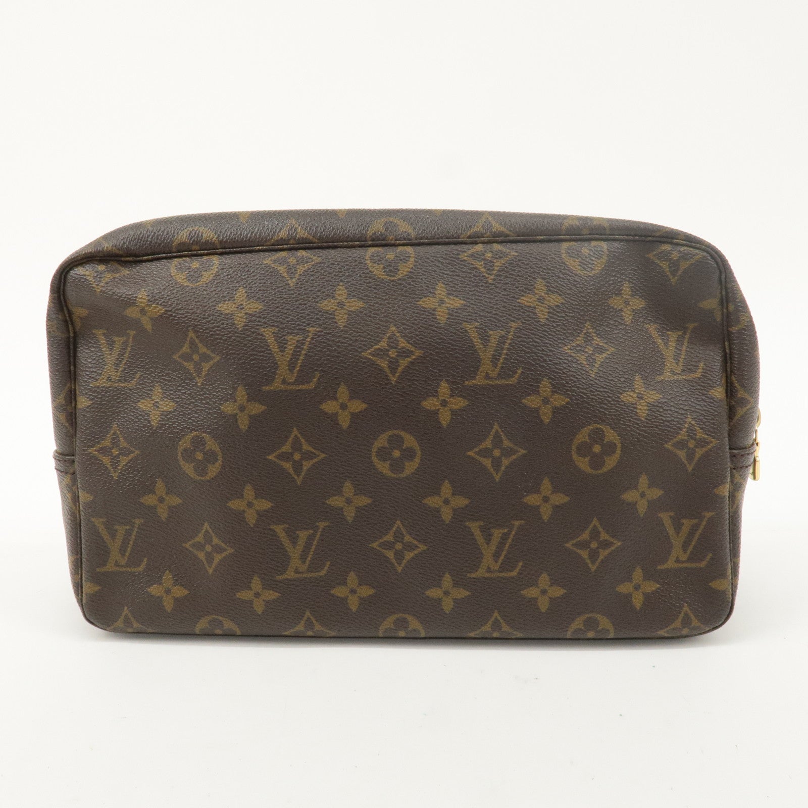 Louis Vuitton Monogram Trousse Toilette 28 Pouch Brown M47522