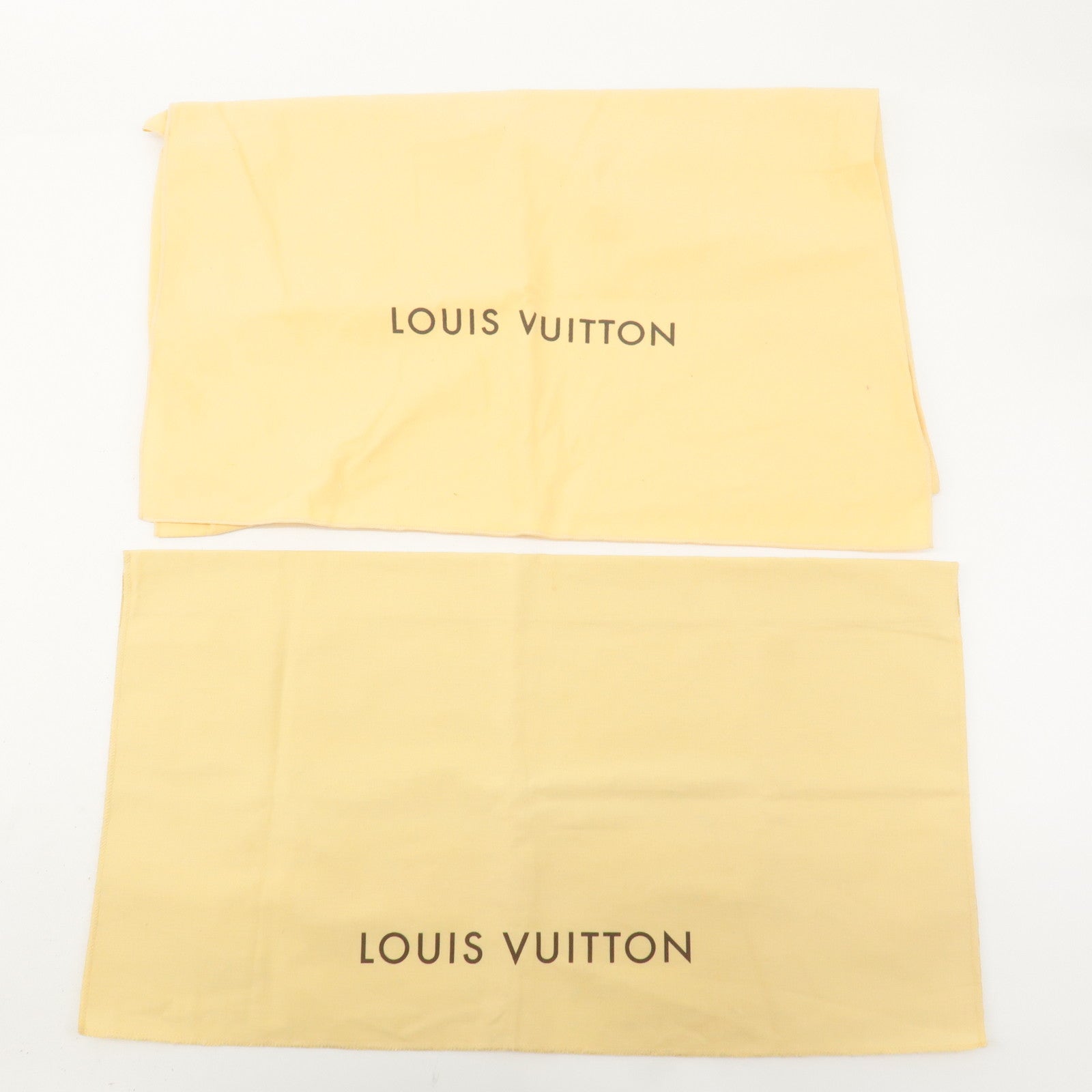 Louis Vuitton Set of 10 Dust Bag Storage Bag Flap Beige